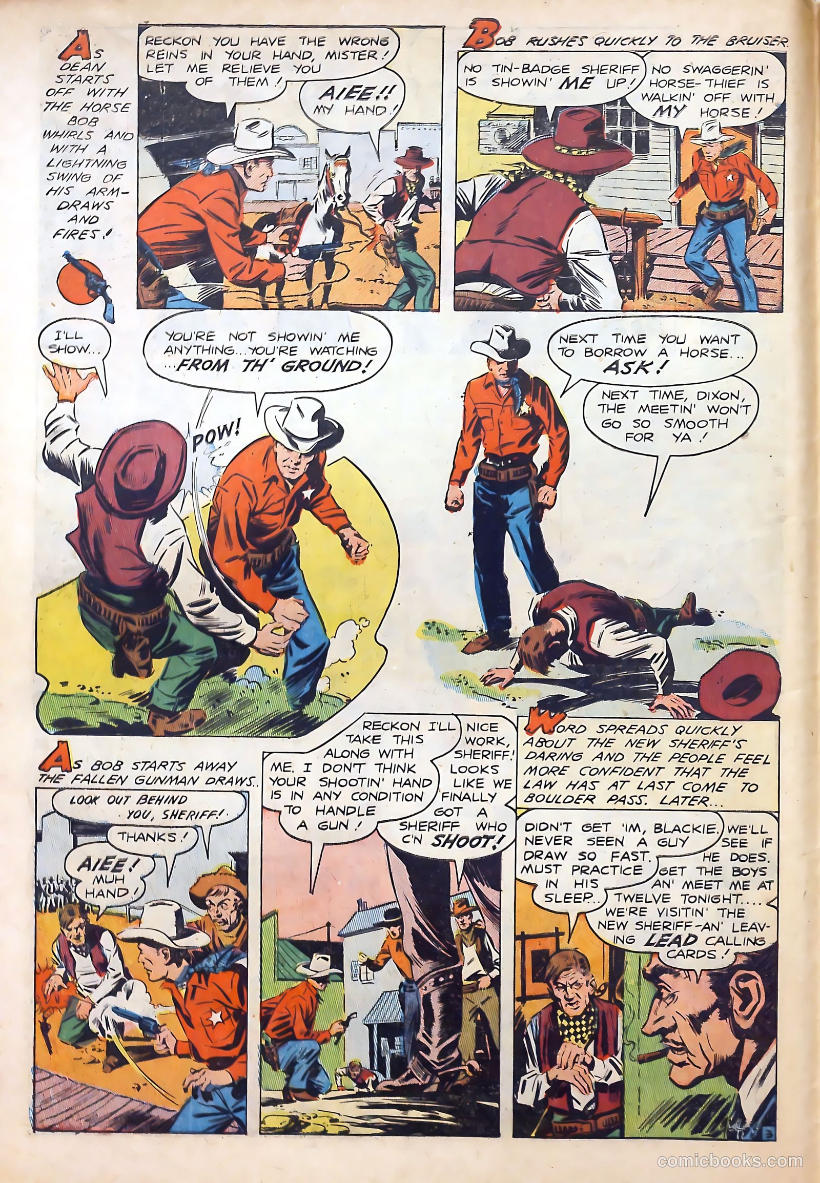 Sheriff Bob Dixon's Chuck Wagon #1 — page 6 of 36
