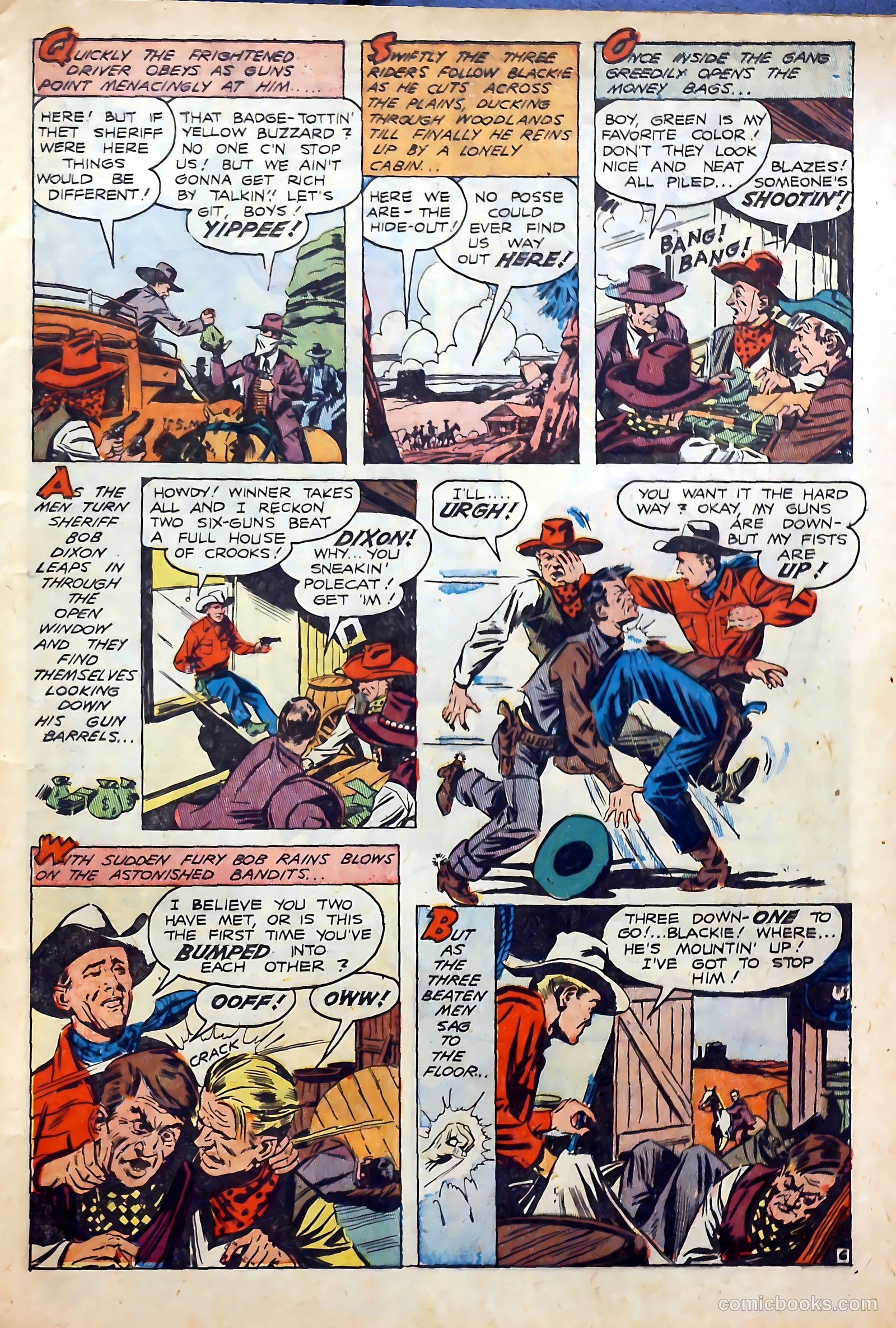Sheriff Bob Dixon's Chuck Wagon #1 — page 9 of 36