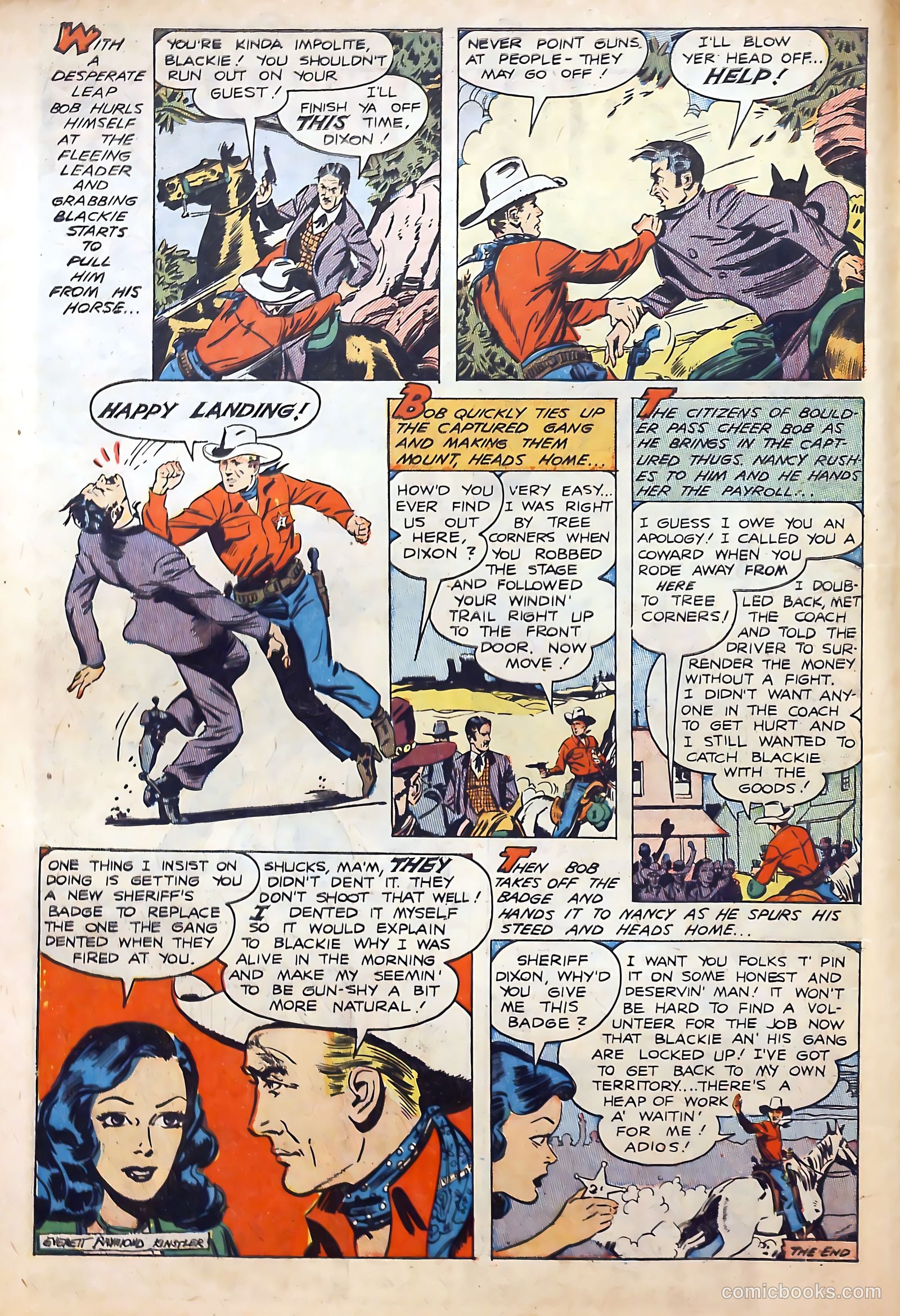 Sheriff Bob Dixon's Chuck Wagon #1 — page 10 of 36