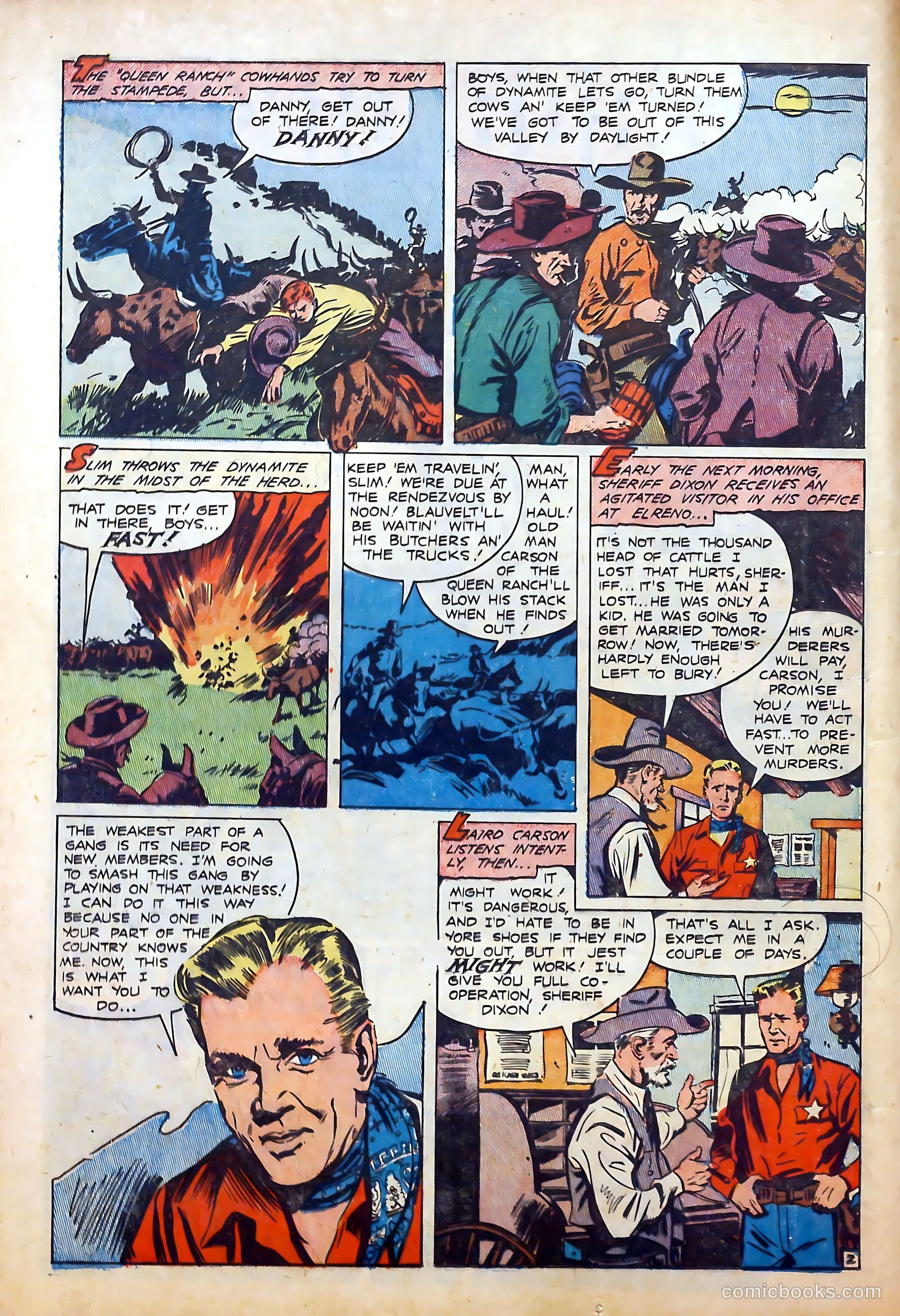 Sheriff Bob Dixon's Chuck Wagon #1 — page 12 of 36