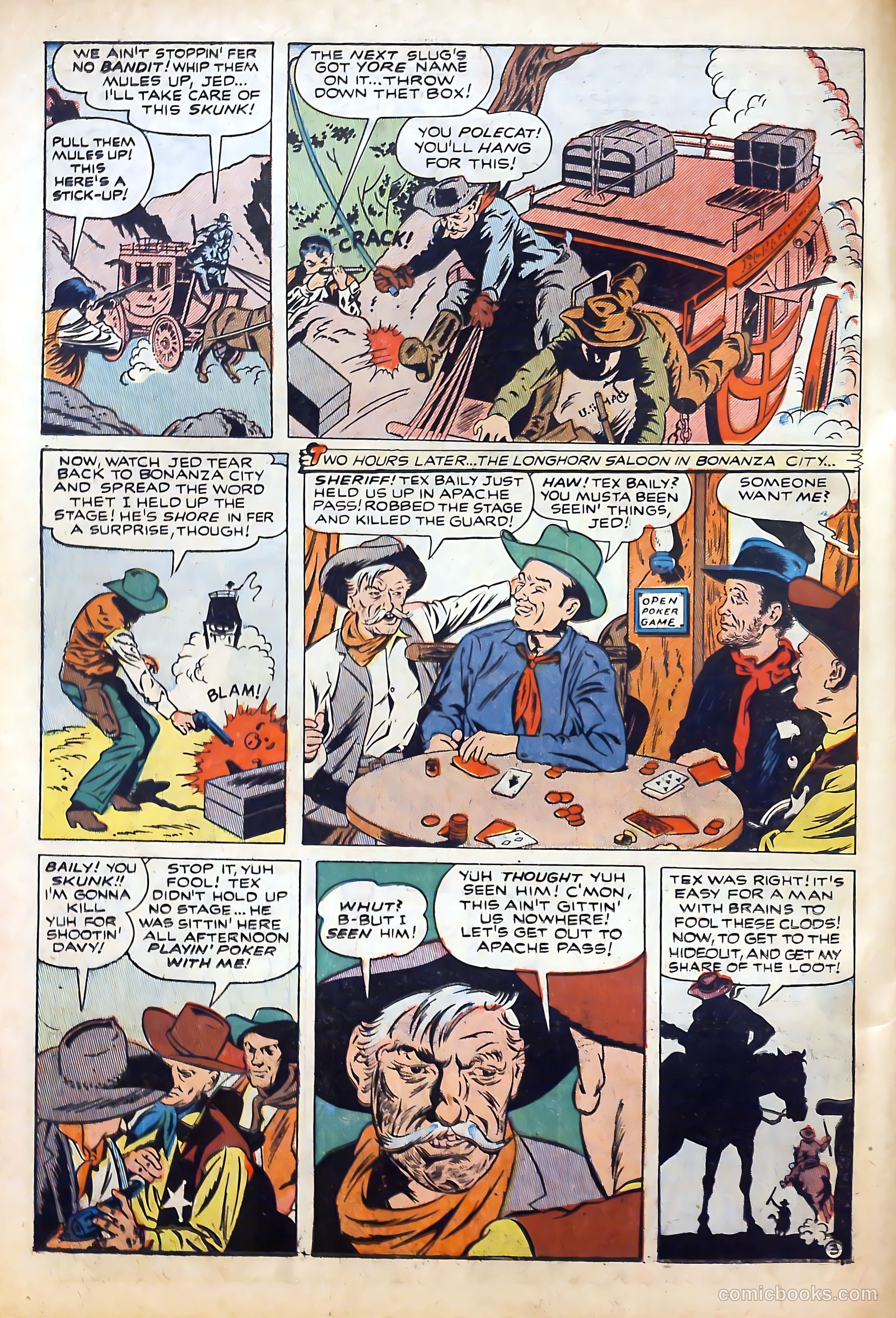 Sheriff Bob Dixon's Chuck Wagon #1 — page 22 of 36