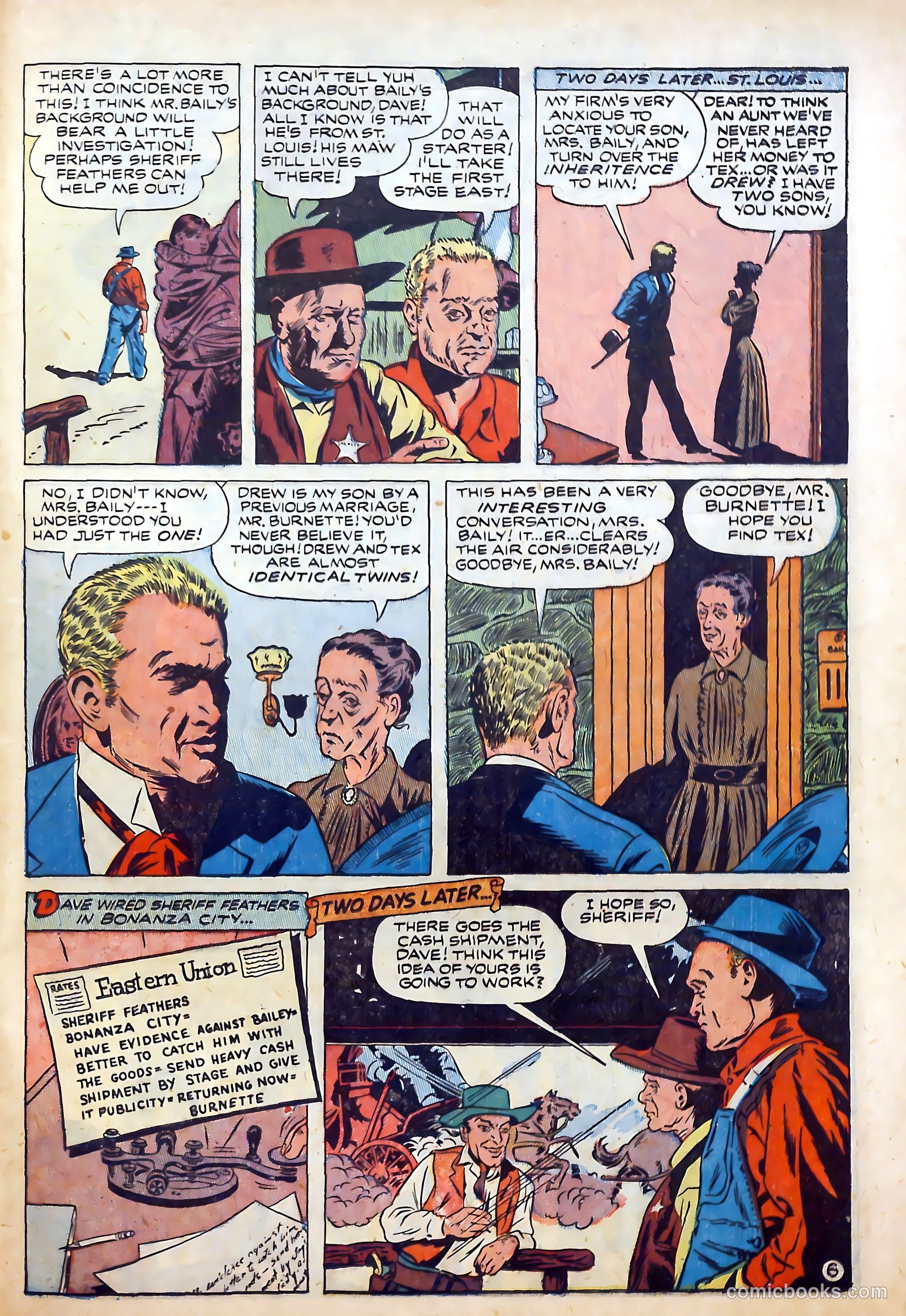 Sheriff Bob Dixon's Chuck Wagon #1 — page 25 of 36