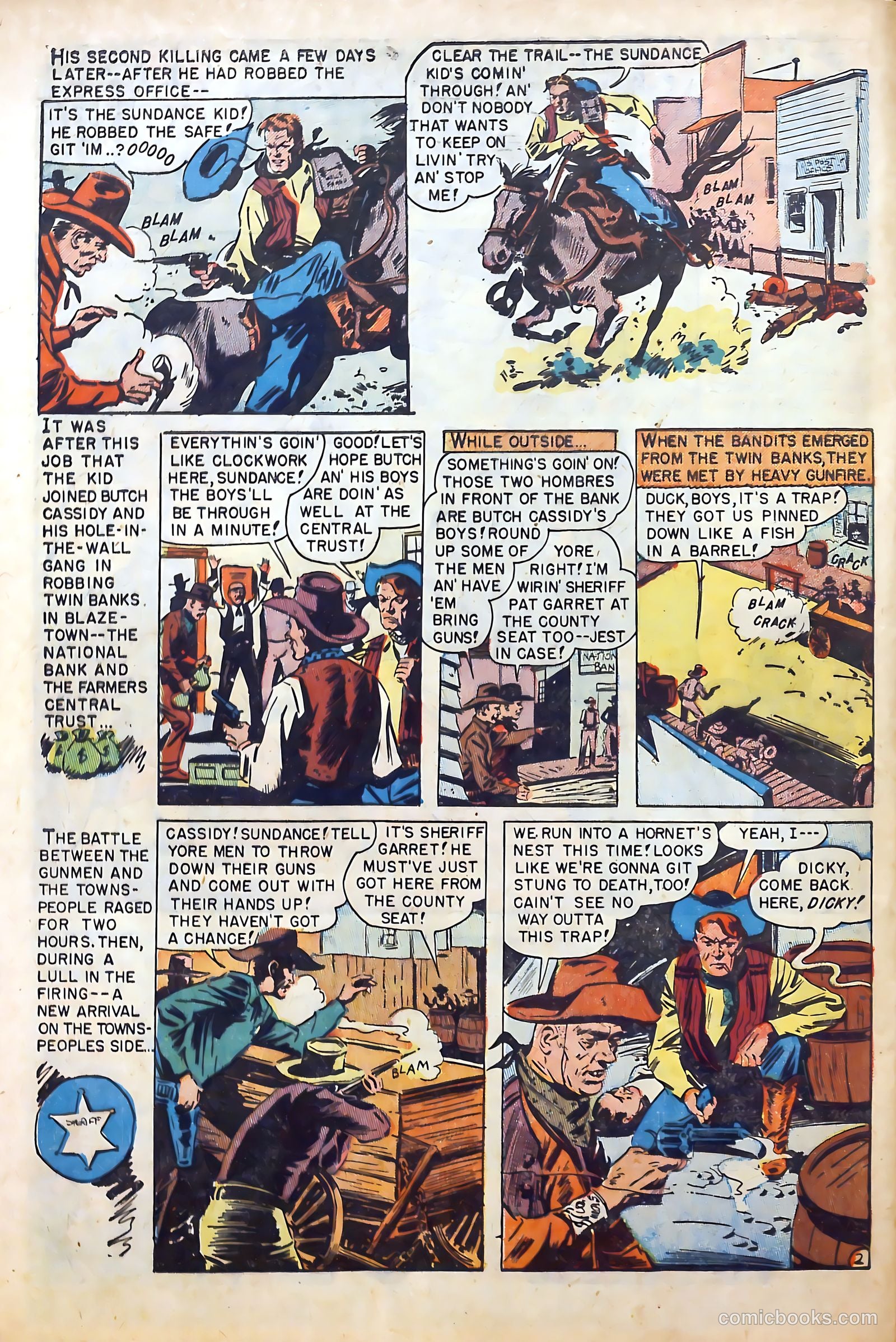 Sheriff Bob Dixon's Chuck Wagon #1 — page 28 of 36