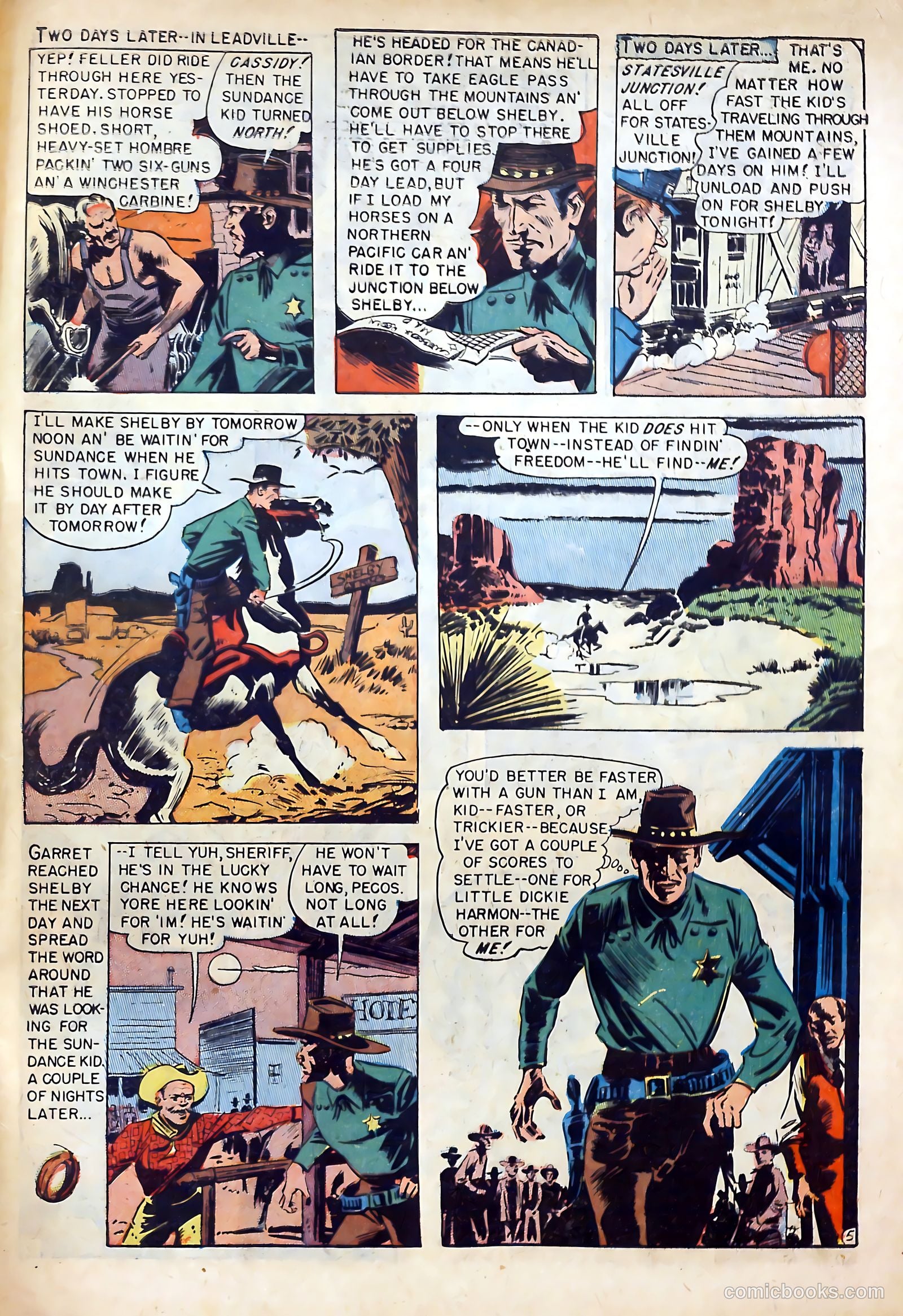 Sheriff Bob Dixon's Chuck Wagon #1 — page 31 of 36