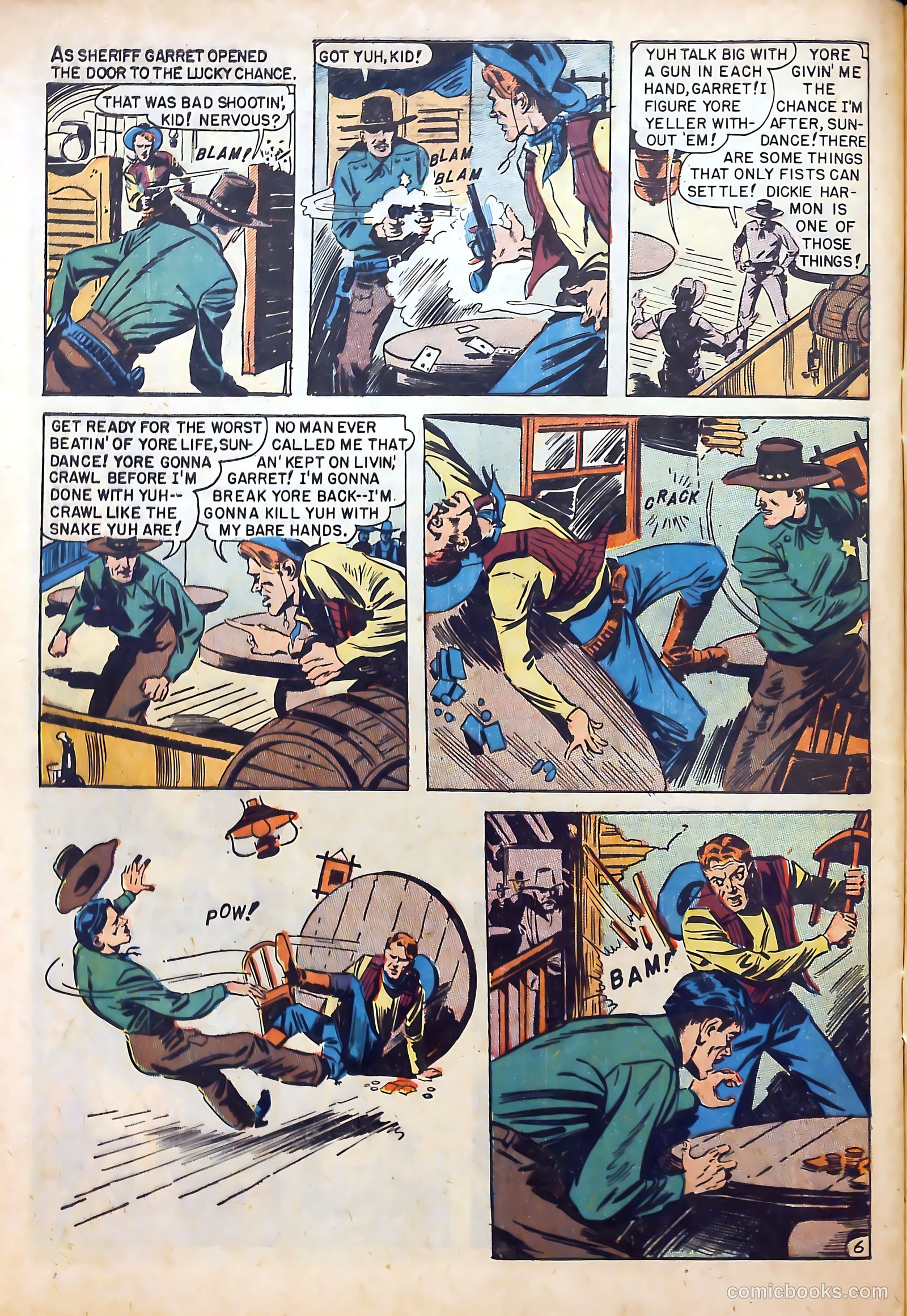 Sheriff Bob Dixon's Chuck Wagon #1 — page 32 of 36
