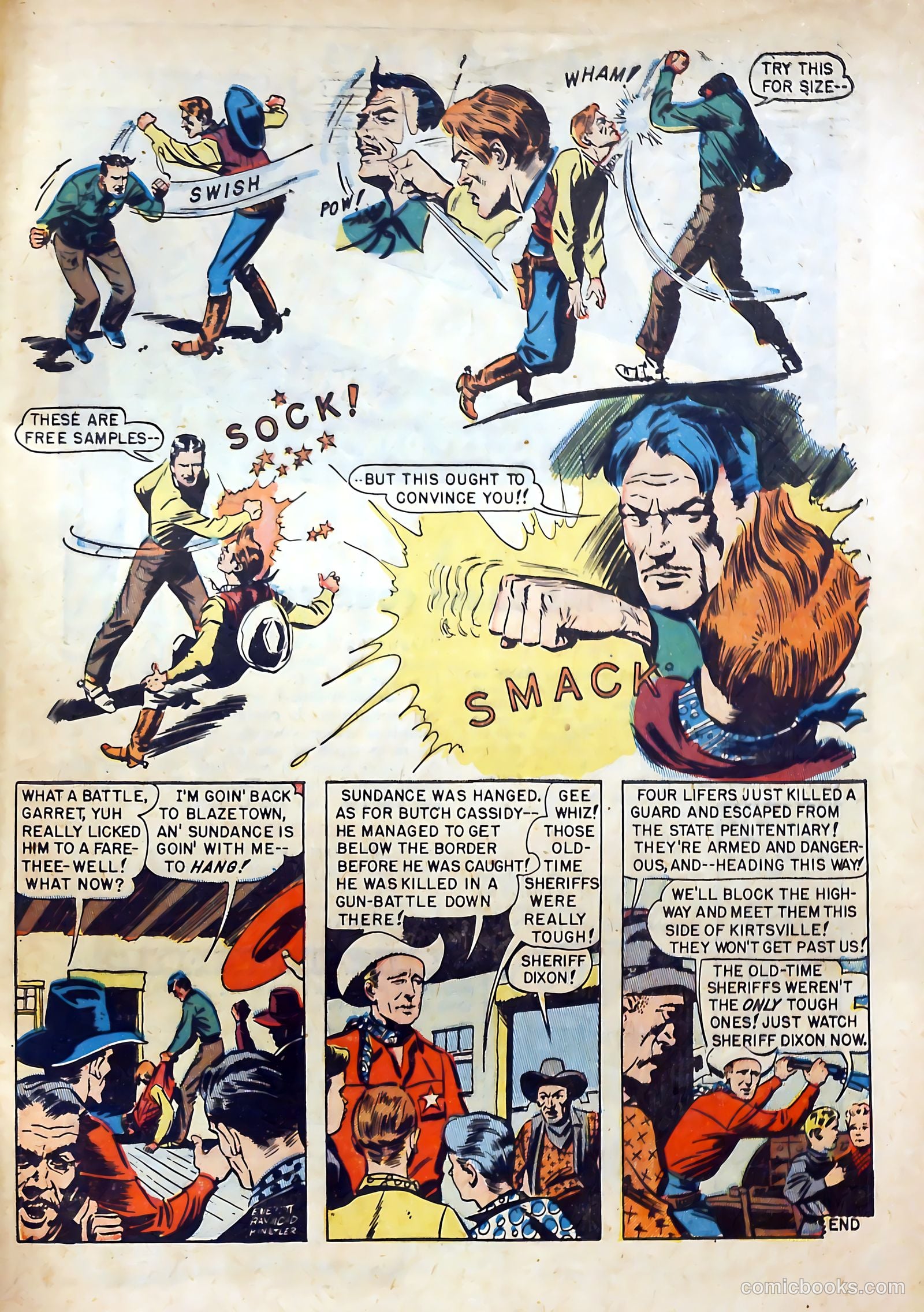 Sheriff Bob Dixon's Chuck Wagon #1 — page 33 of 36