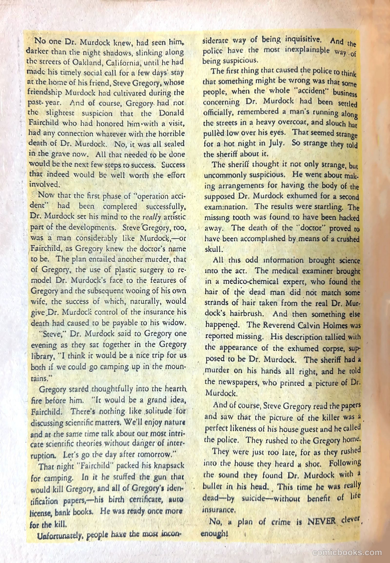 Shocking Mystery Cases #50 — page 16 of 36