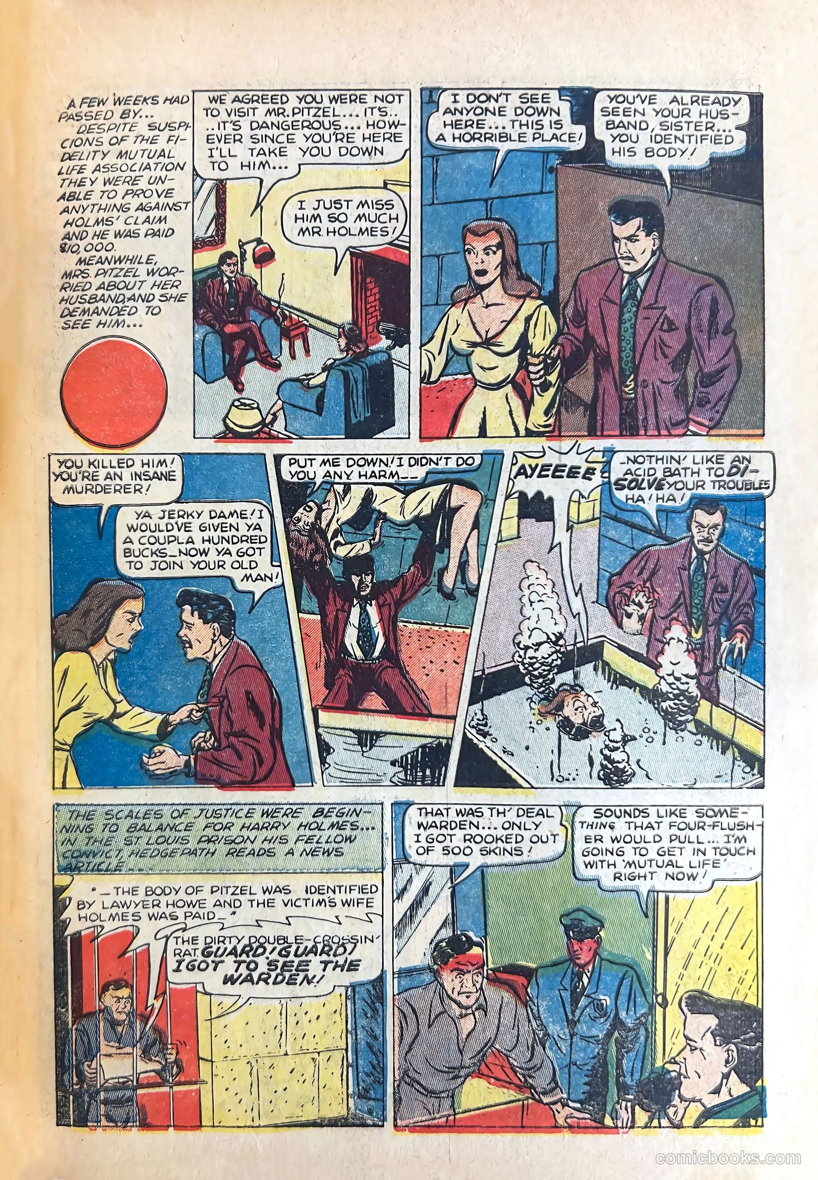 Shocking Mystery Cases #50 — page 23 of 36
