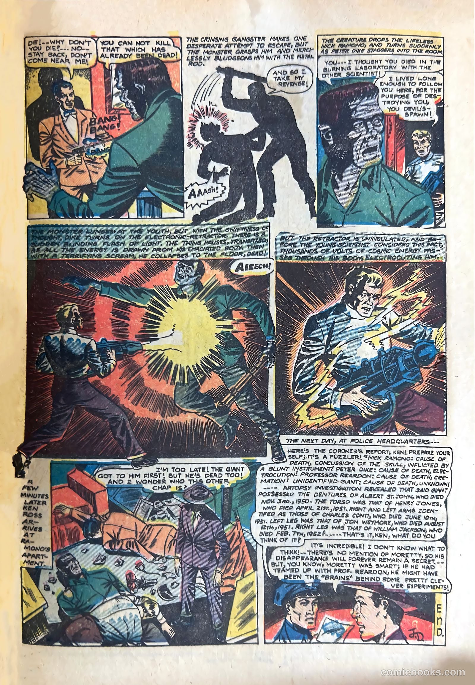 Shocking Mystery Cases #50 — page 33 of 36