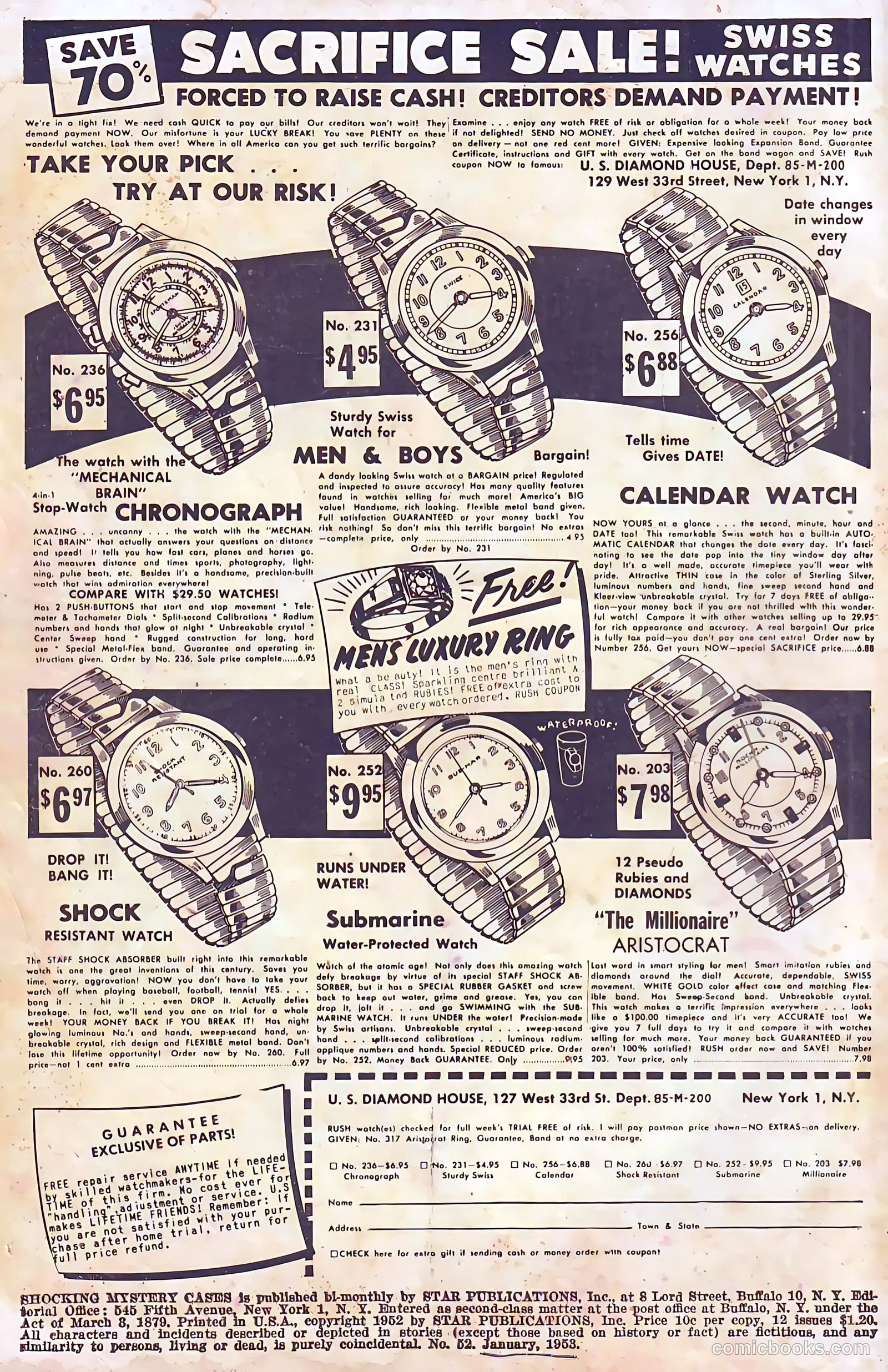 Shocking Mystery Cases #52 — page 2 of 36