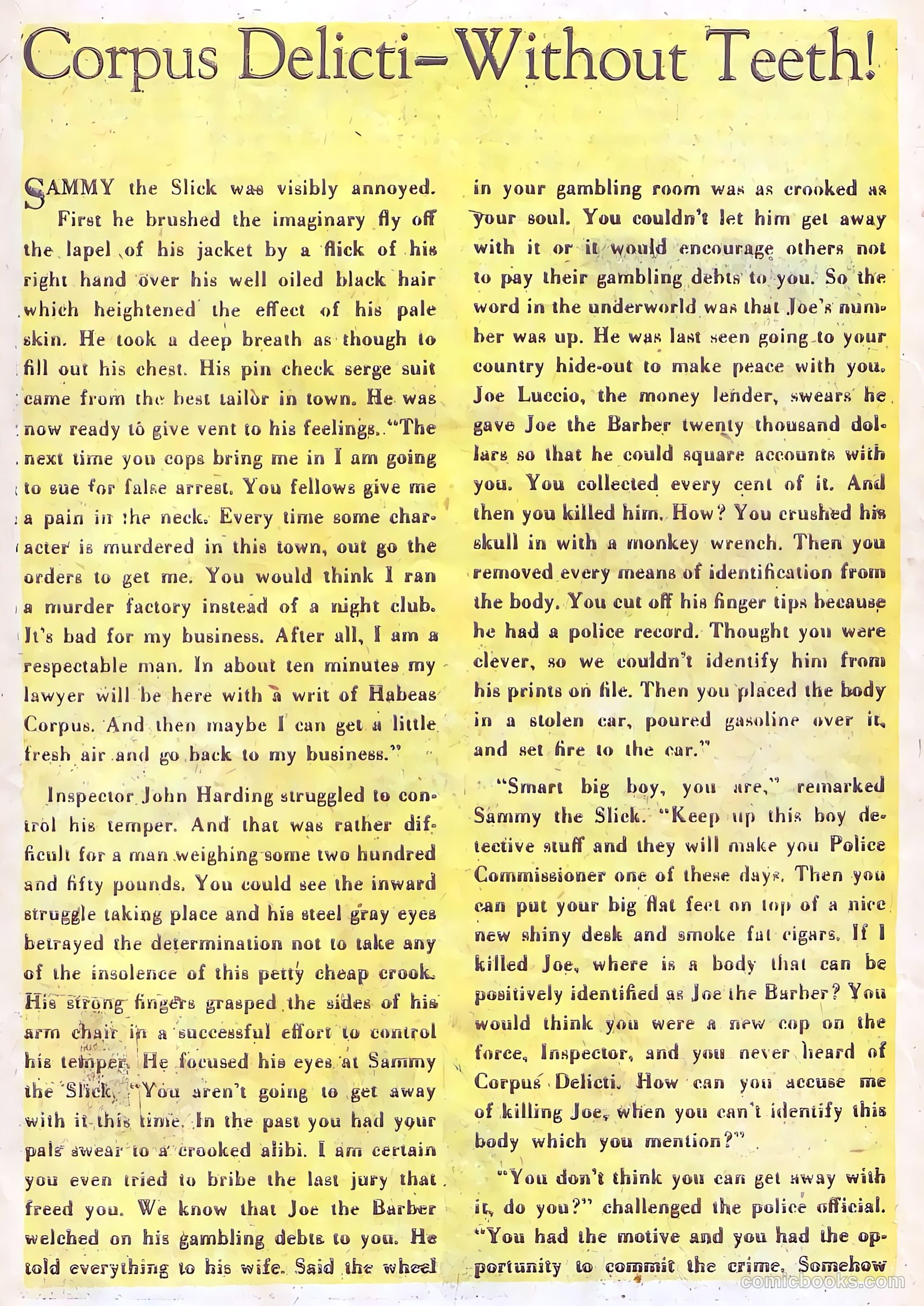 Shocking Mystery Cases #52 — page 23 of 36