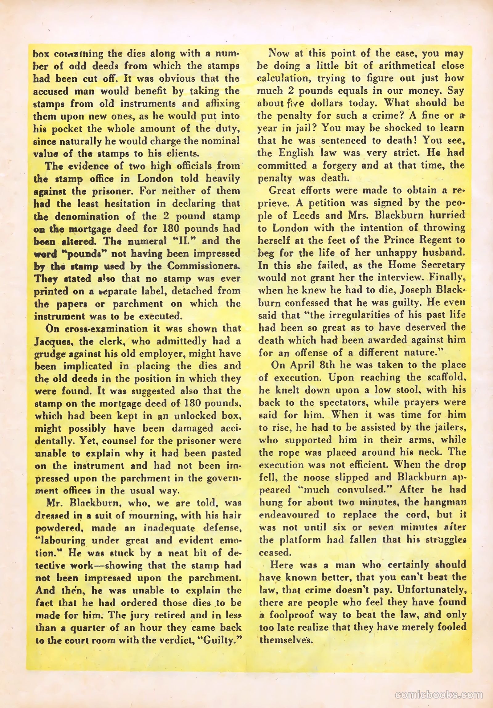 Shocking Mystery Cases #55 — page 23 of 36