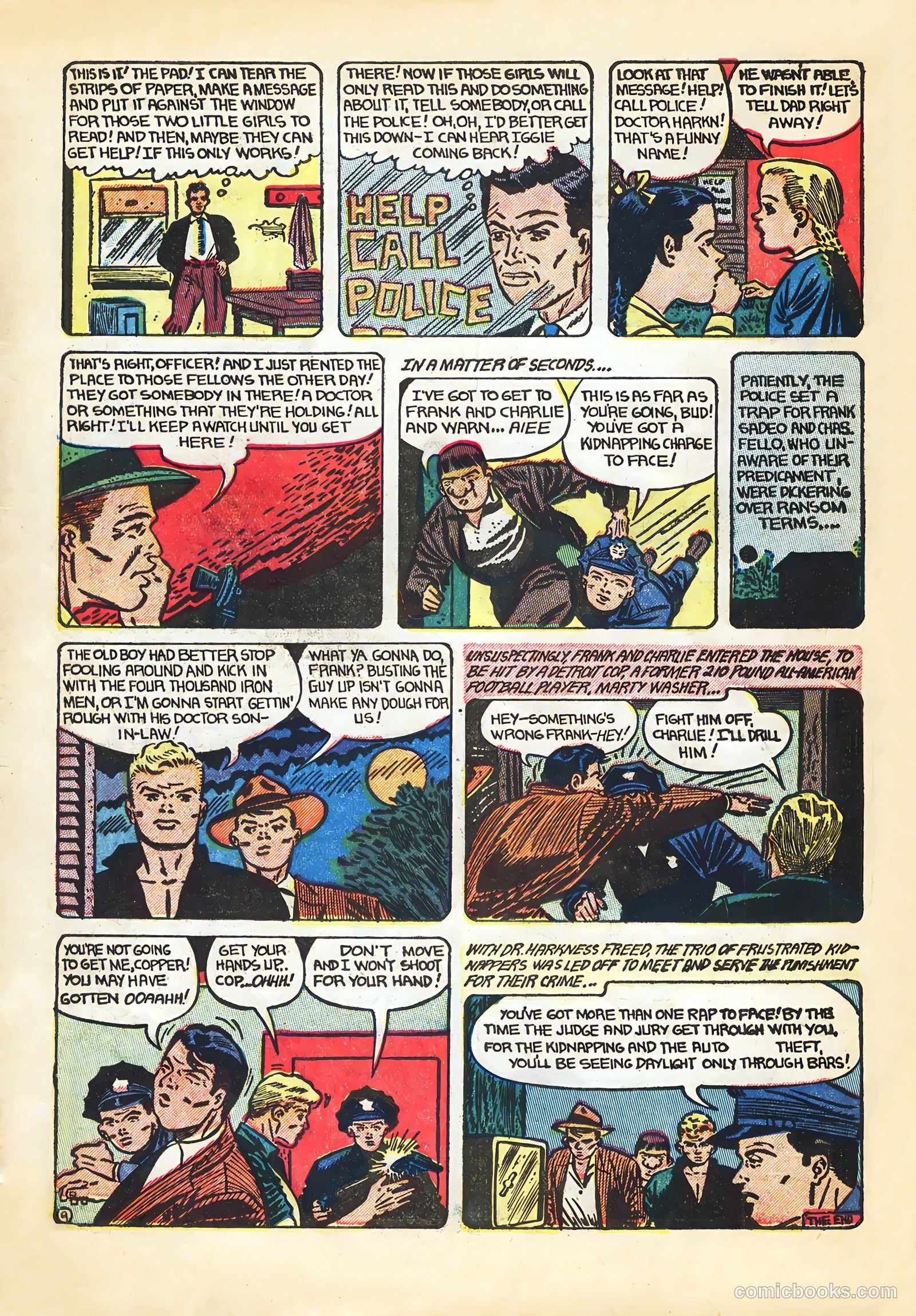 Shocking Mystery Cases #55 — page 34 of 36