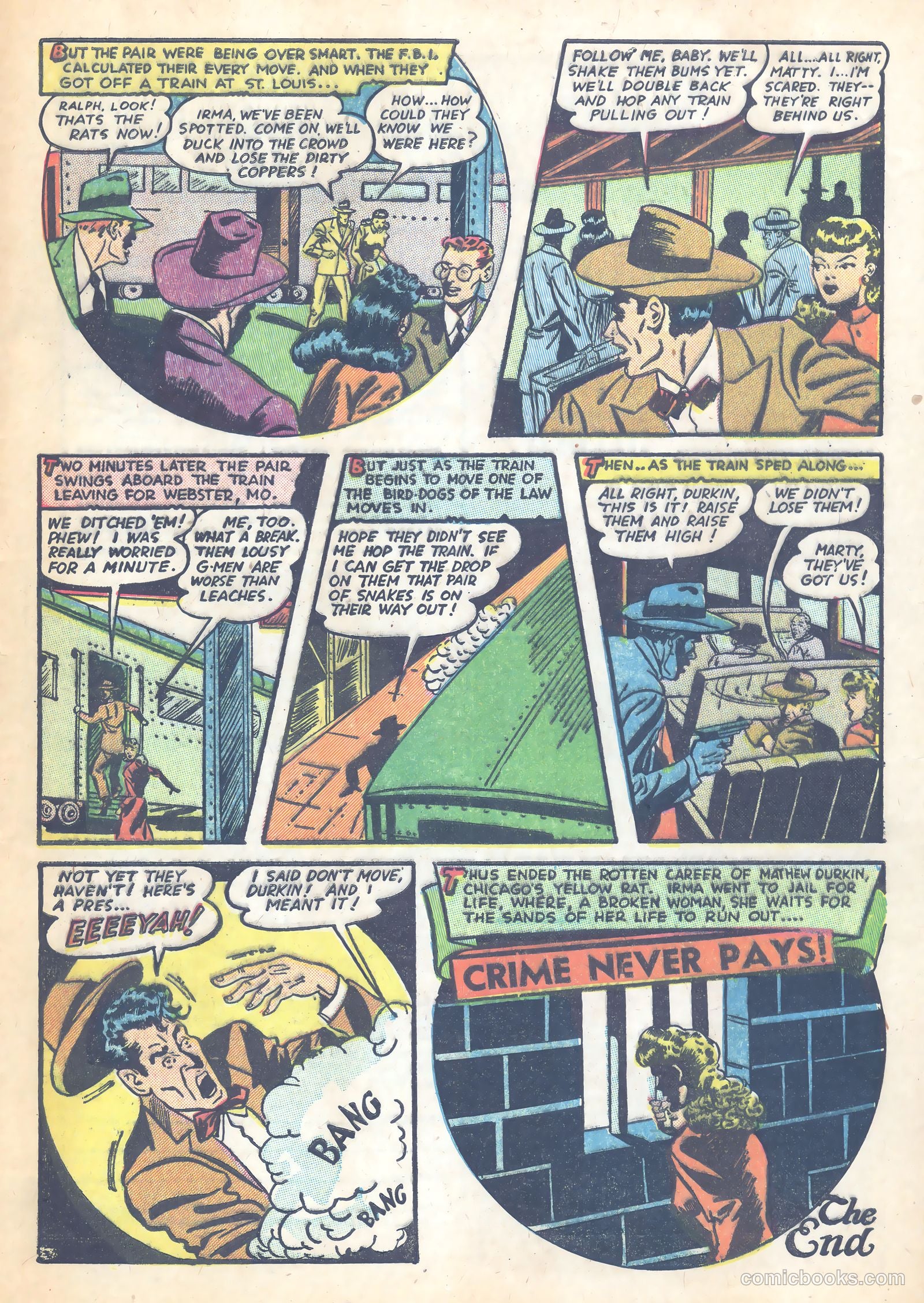 Shocking Mystery Cases #58 — page 33 of 36
