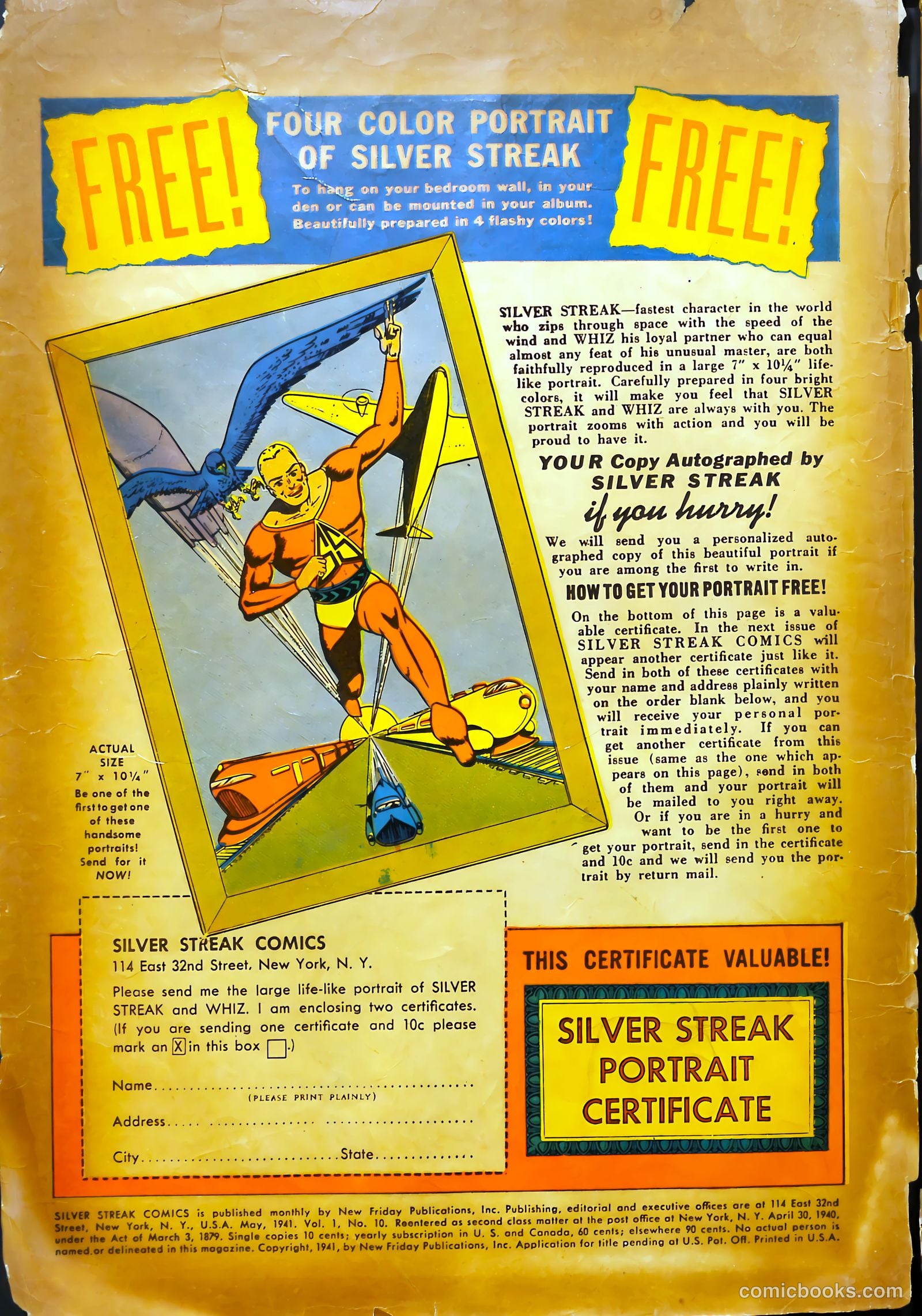 Silver Streak Comics #10 — page 2 of 69