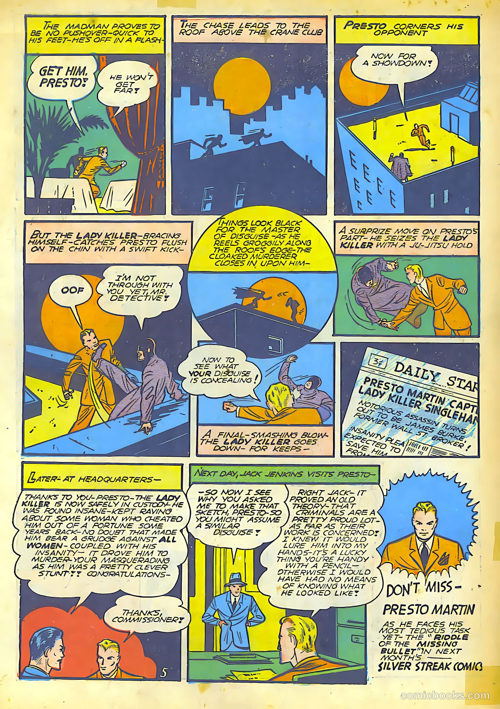 Silver Streak Comics #12 — page 65 of 67