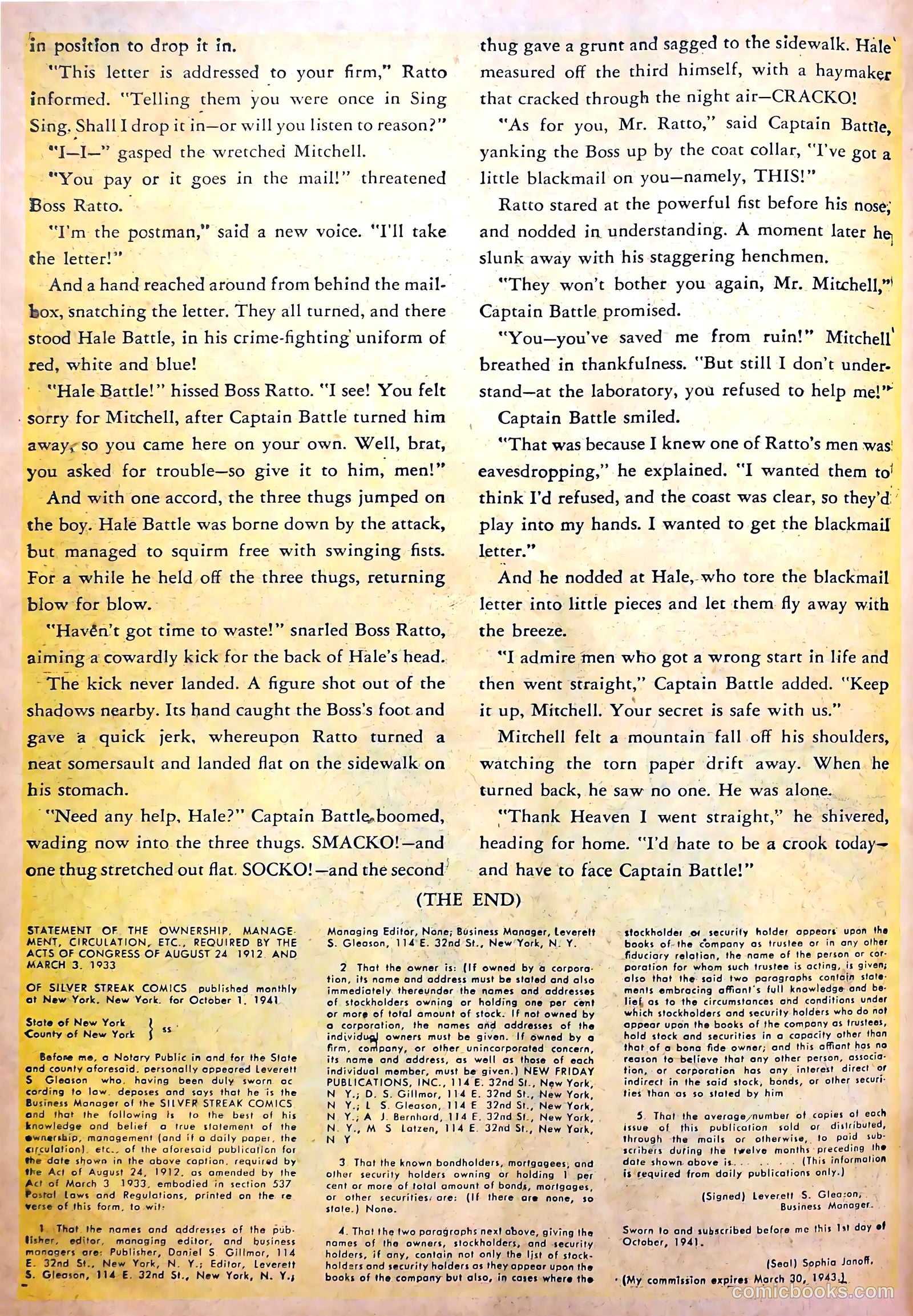 Silver Streak Comics #18 — page 50 of 69