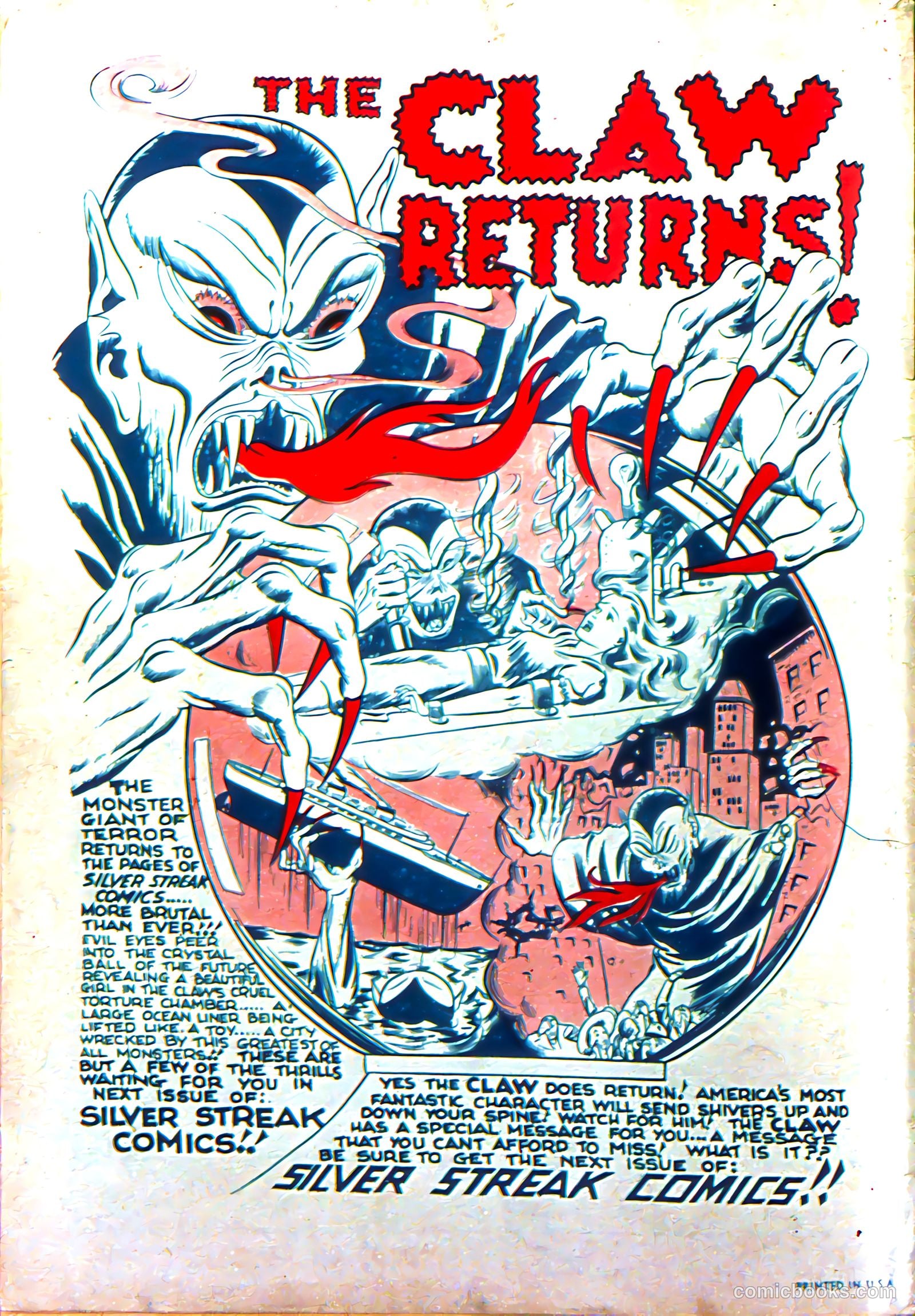 Silver Streak Comics #5 — page 69 of 69