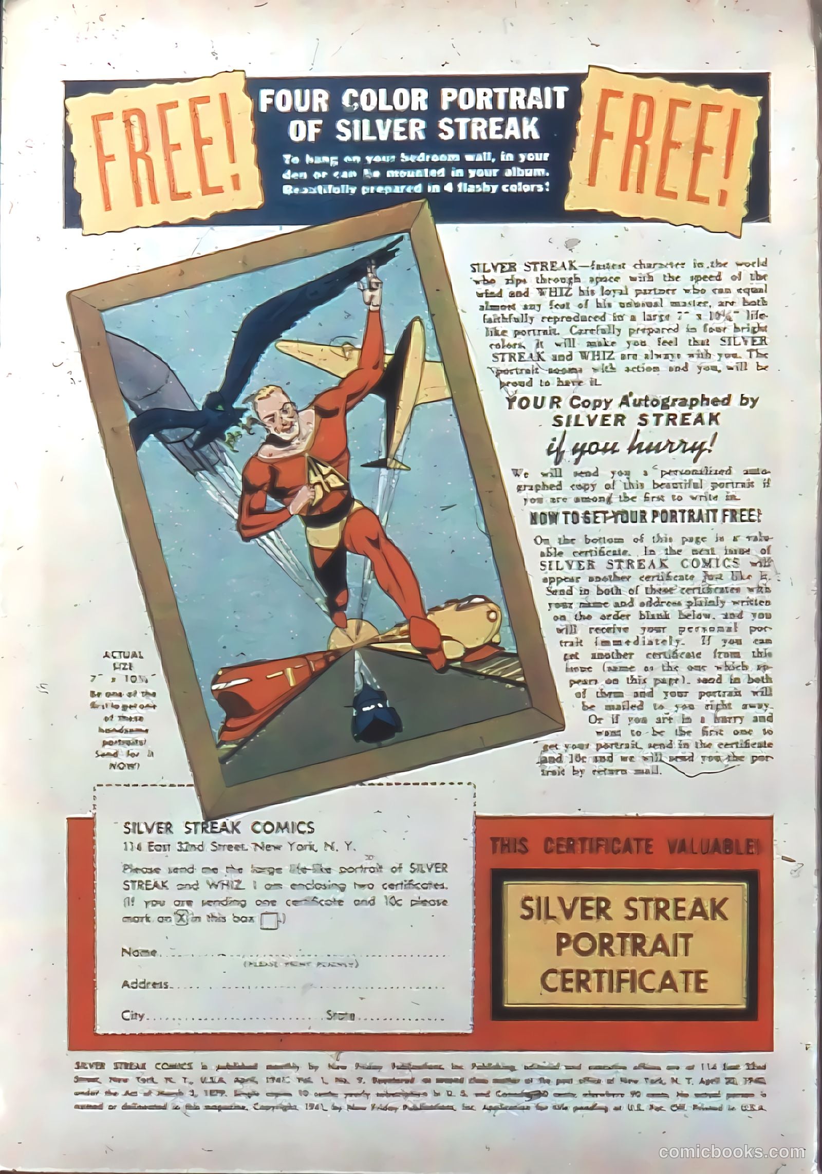 Silver Streak Comics #9 — page 2 of 68