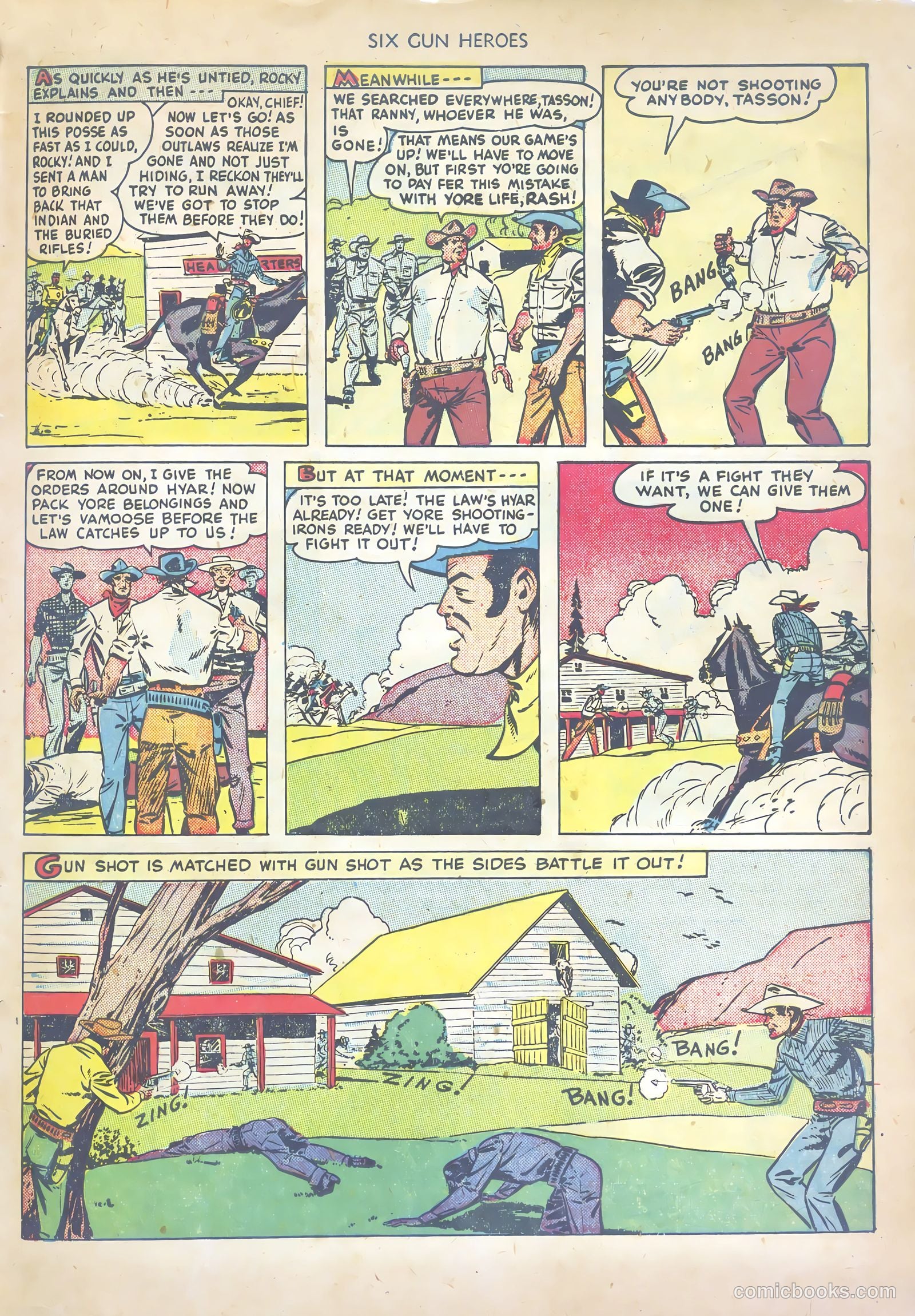 Six-Gun Heroes #1 — page 33 of 36