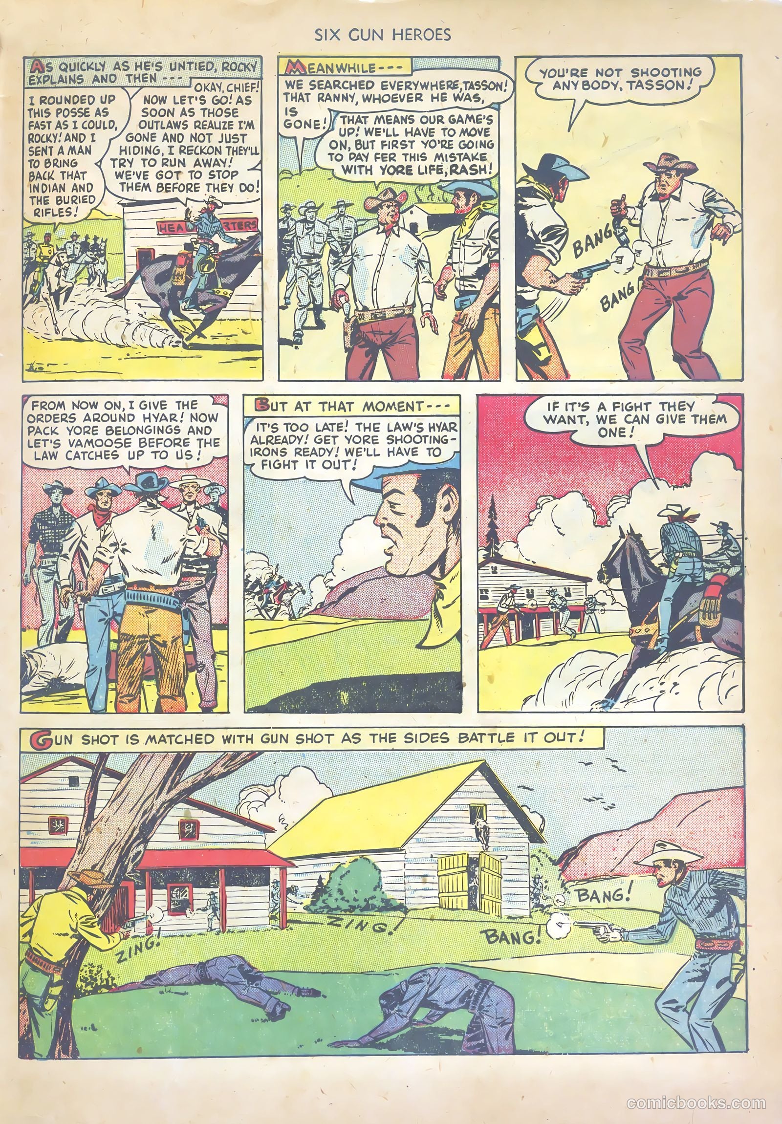 Six-Gun Heroes #1 — page 33 of 36