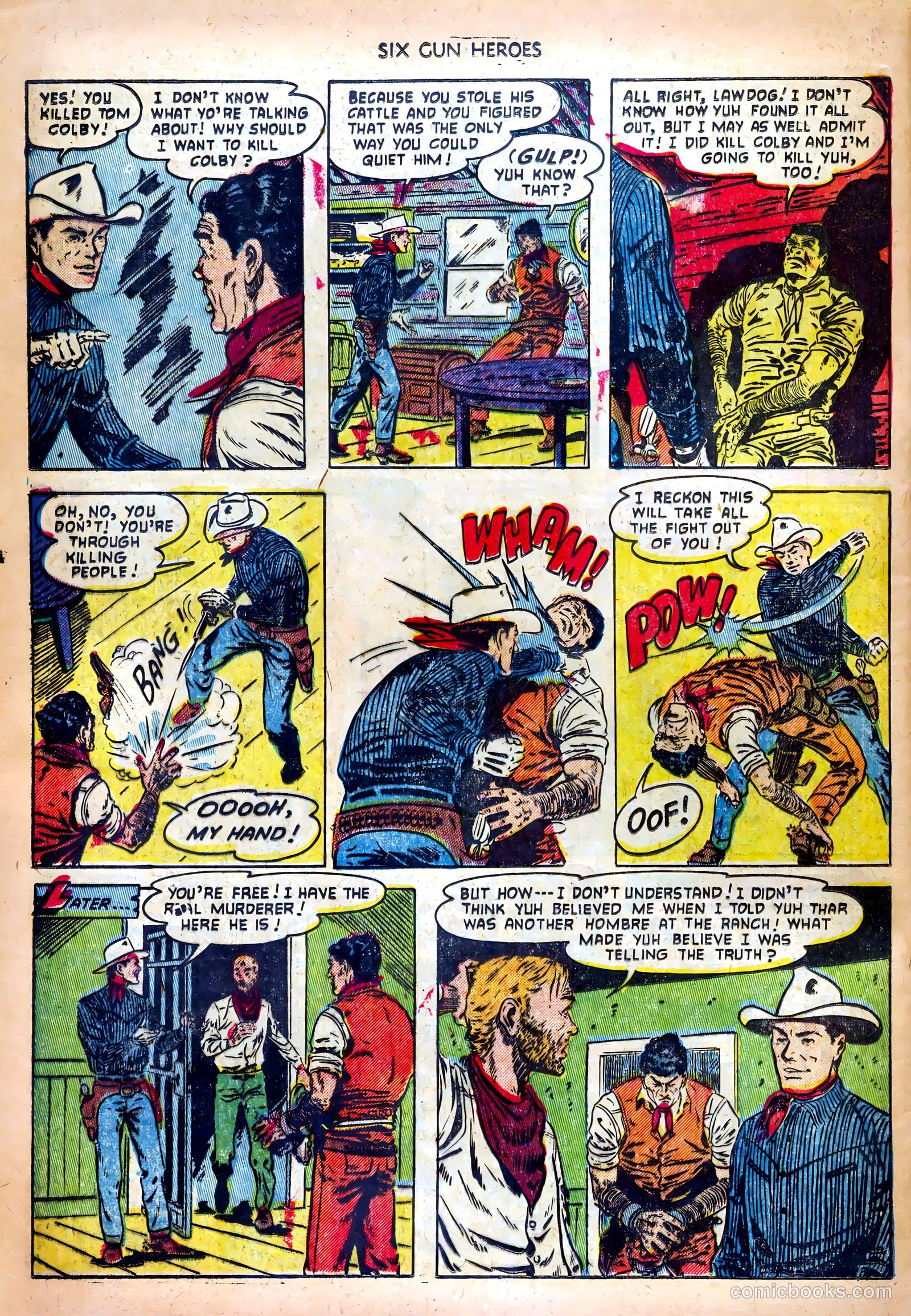 Six-Gun Heroes #18 — page 32 of 36