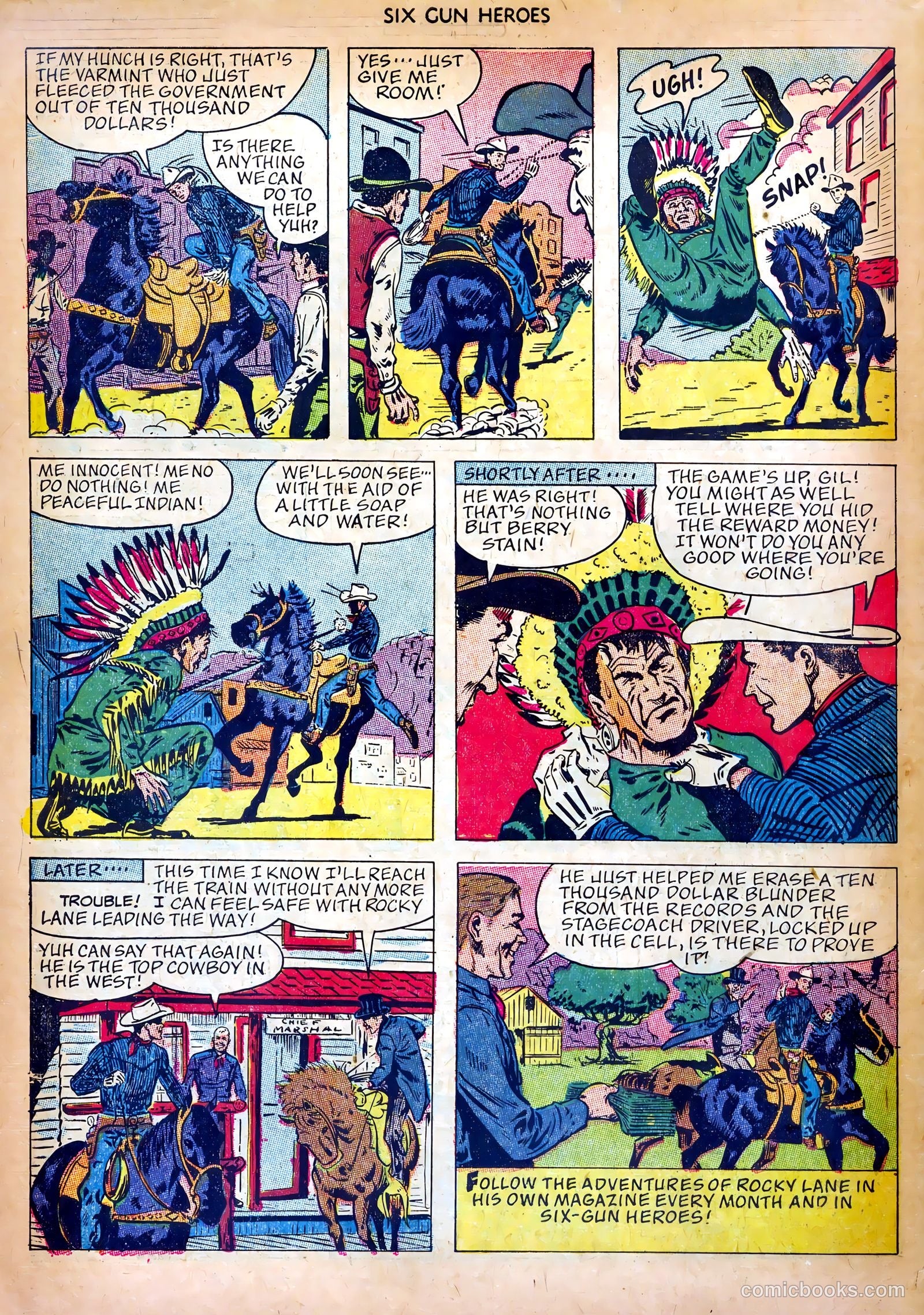 Six-Gun Heroes #19 — page 34 of 36