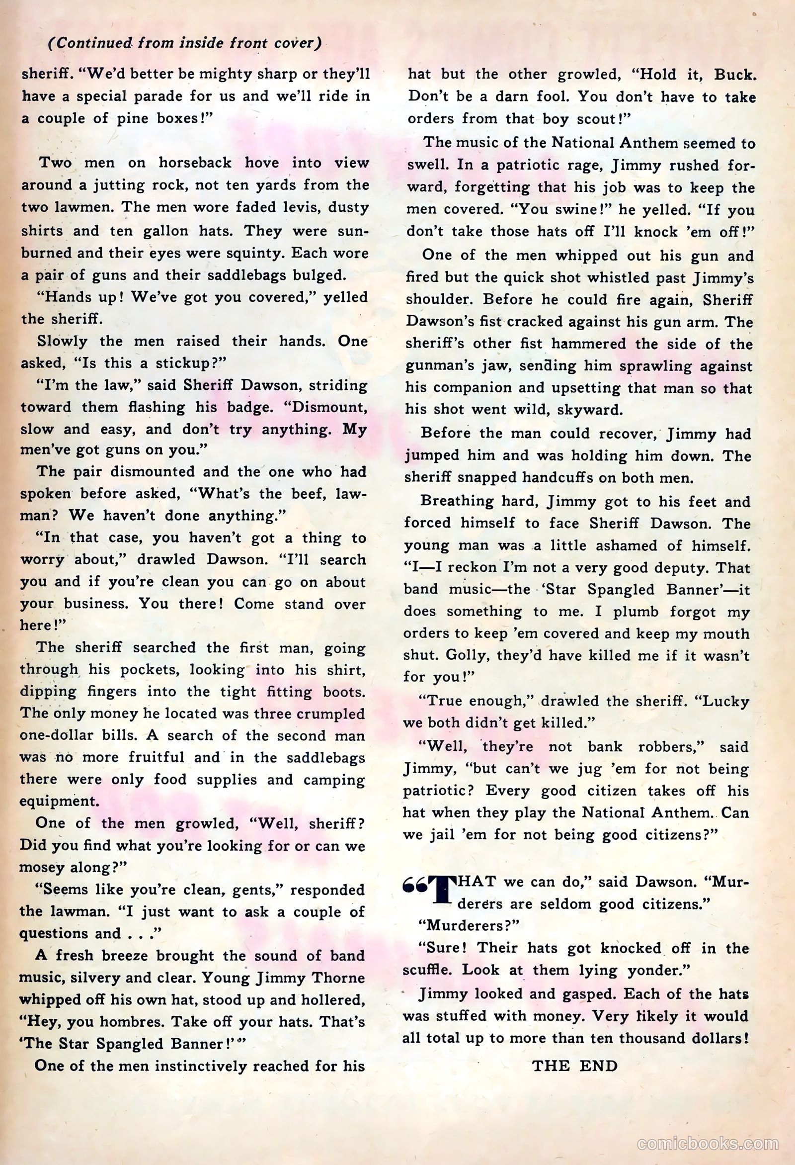 Six-Gun Heroes #19 — page 35 of 36