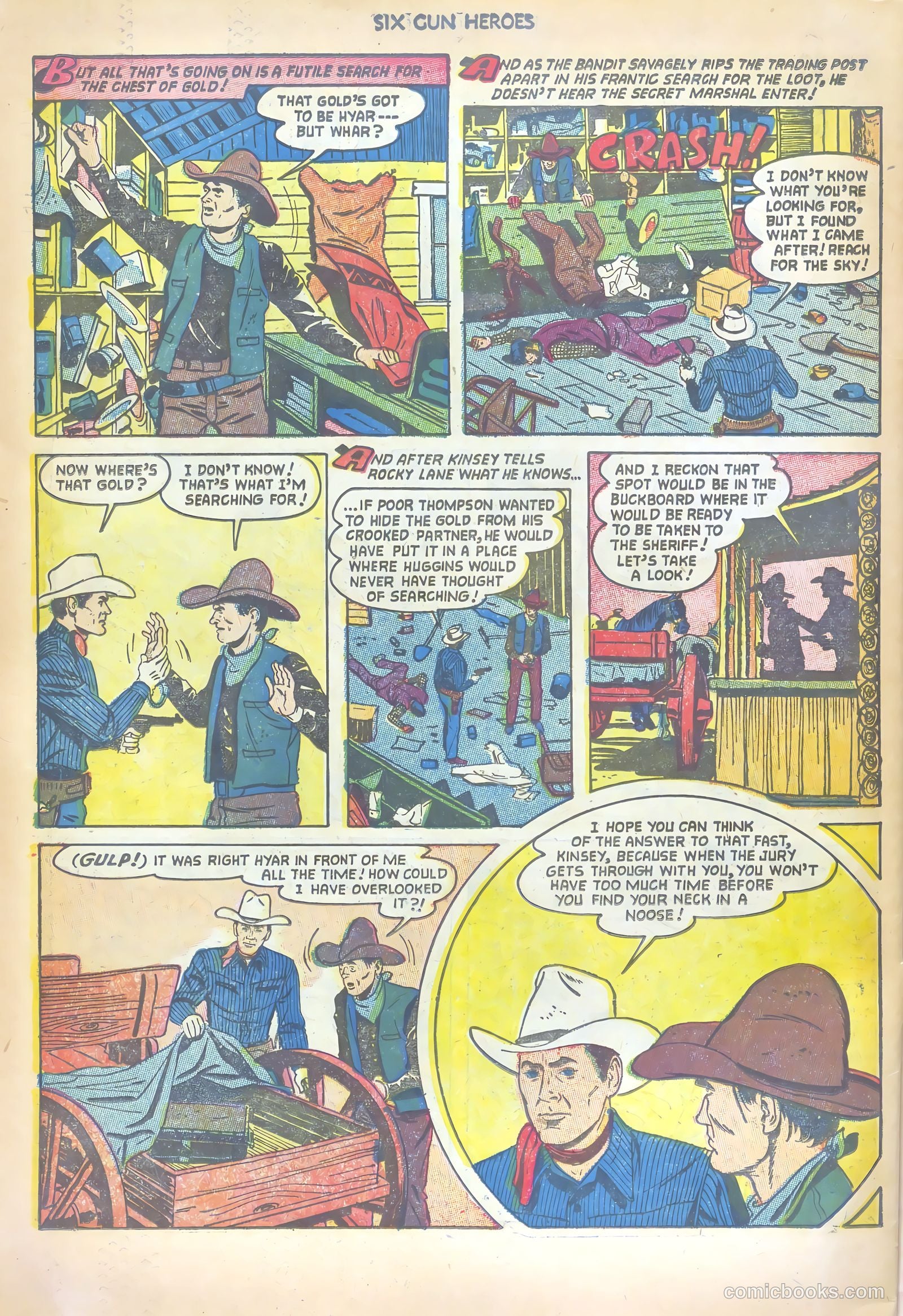 Six-Gun Heroes #21 — page 34 of 36