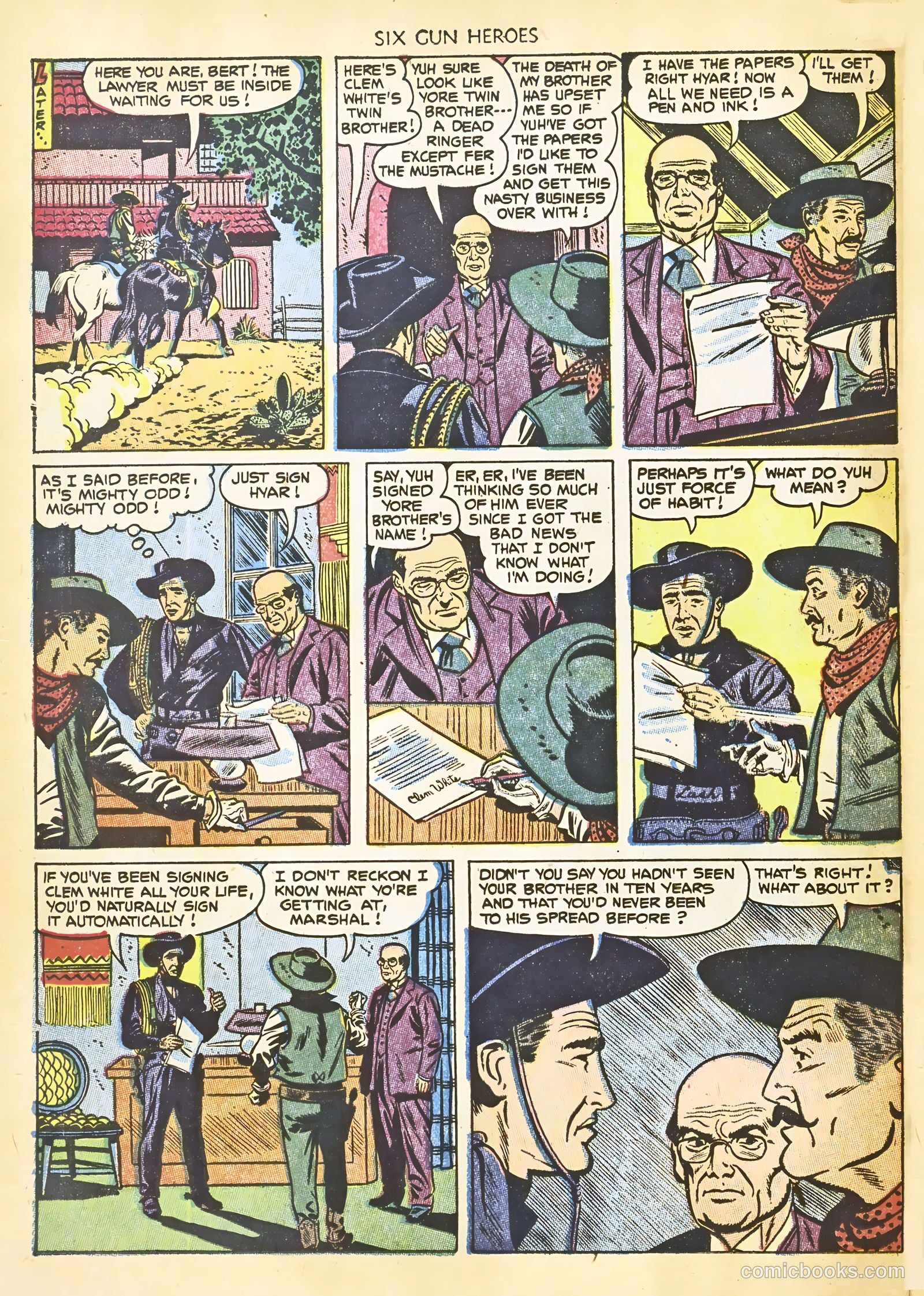 Six-Gun Heroes #22 — page 26 of 36