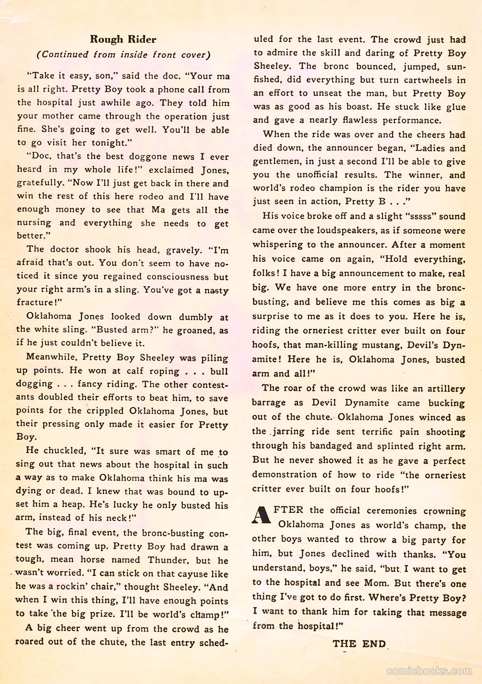 Six-Gun Heroes #22 — page 35 of 36