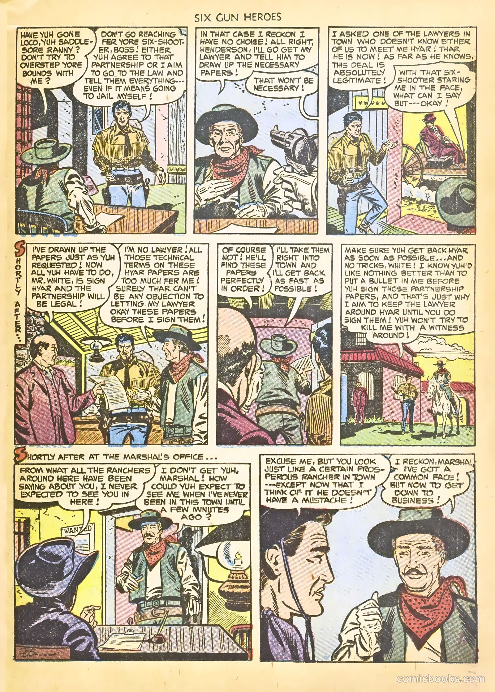 Six-Gun Heroes #22 — page 23 of 36