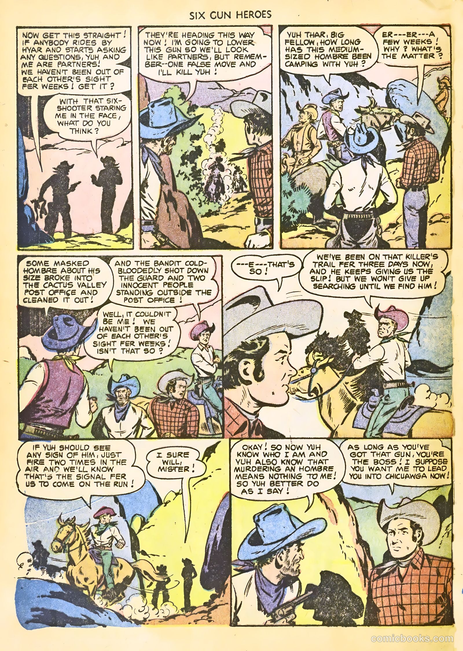 Six-Gun Heroes #22 — page 32 of 36