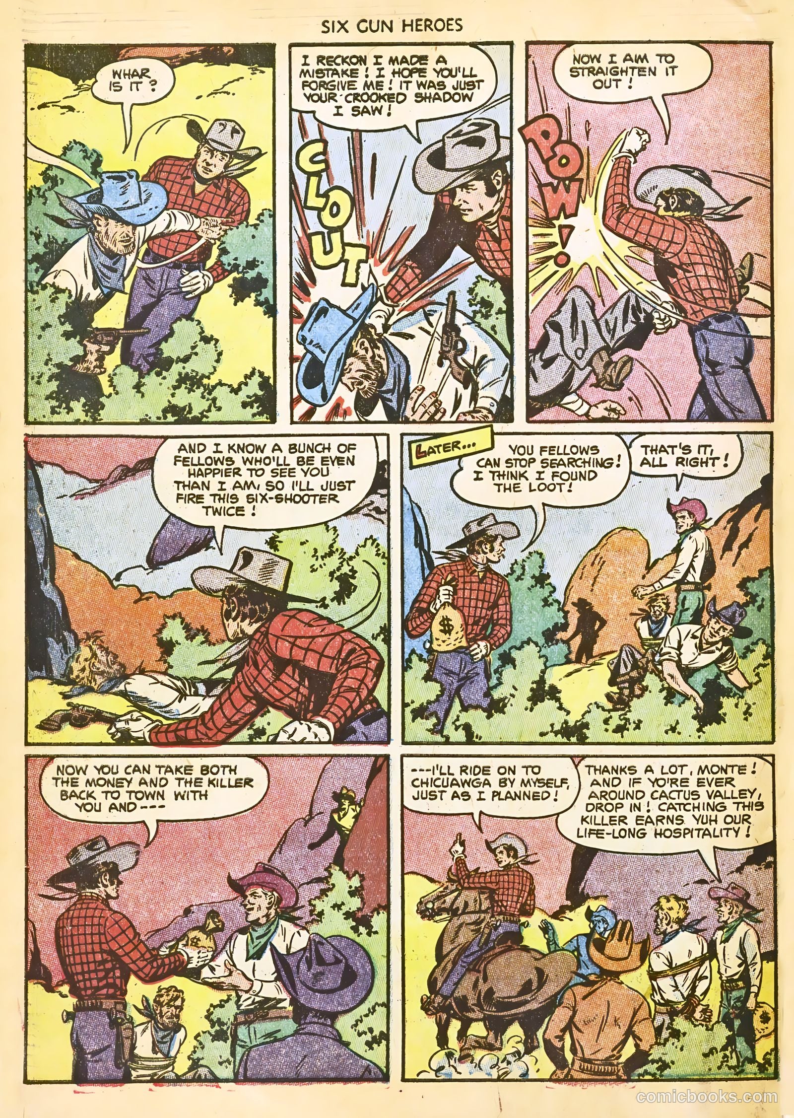 Six-Gun Heroes #22 — page 34 of 36