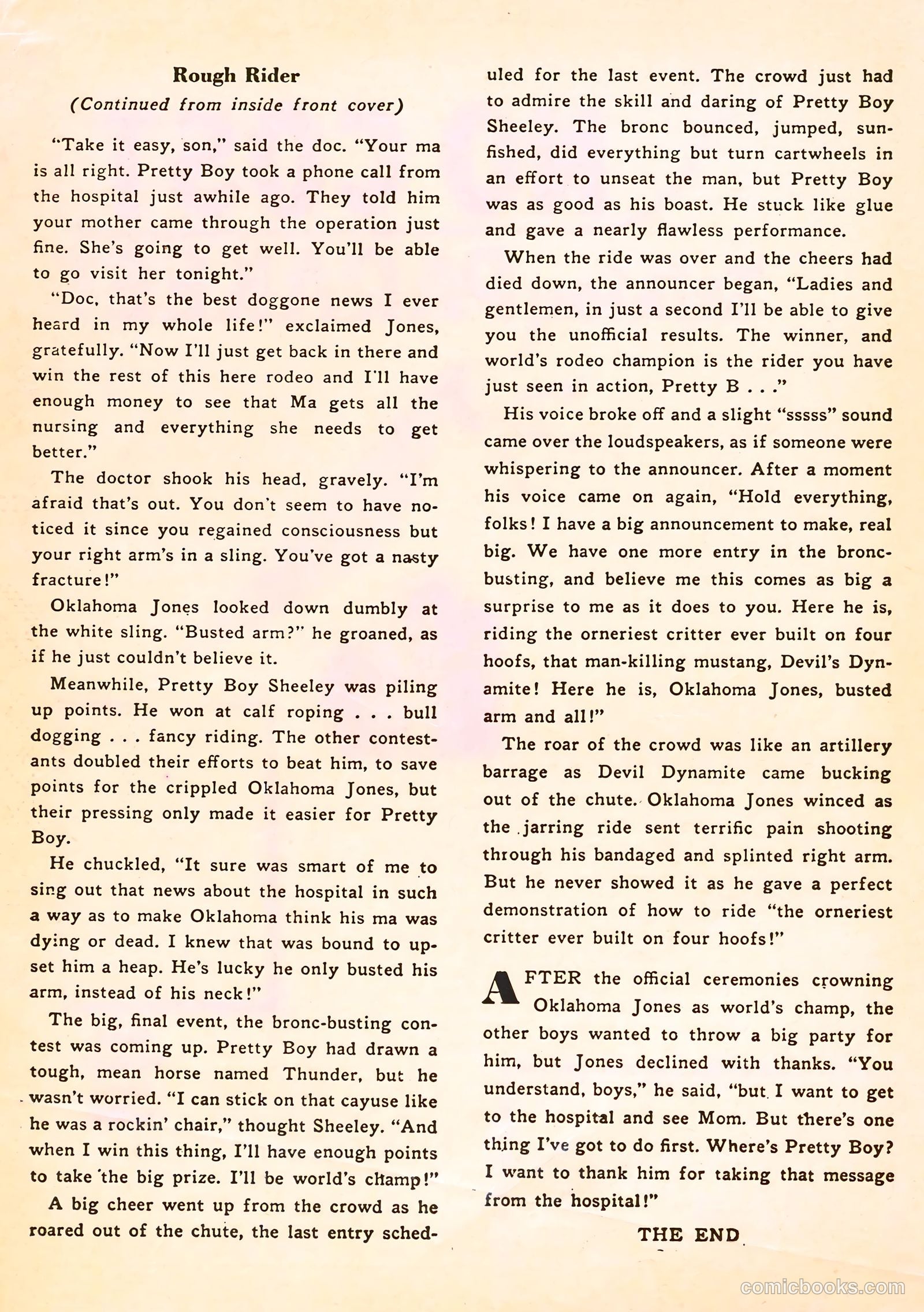 Six-Gun Heroes #22 — page 35 of 36