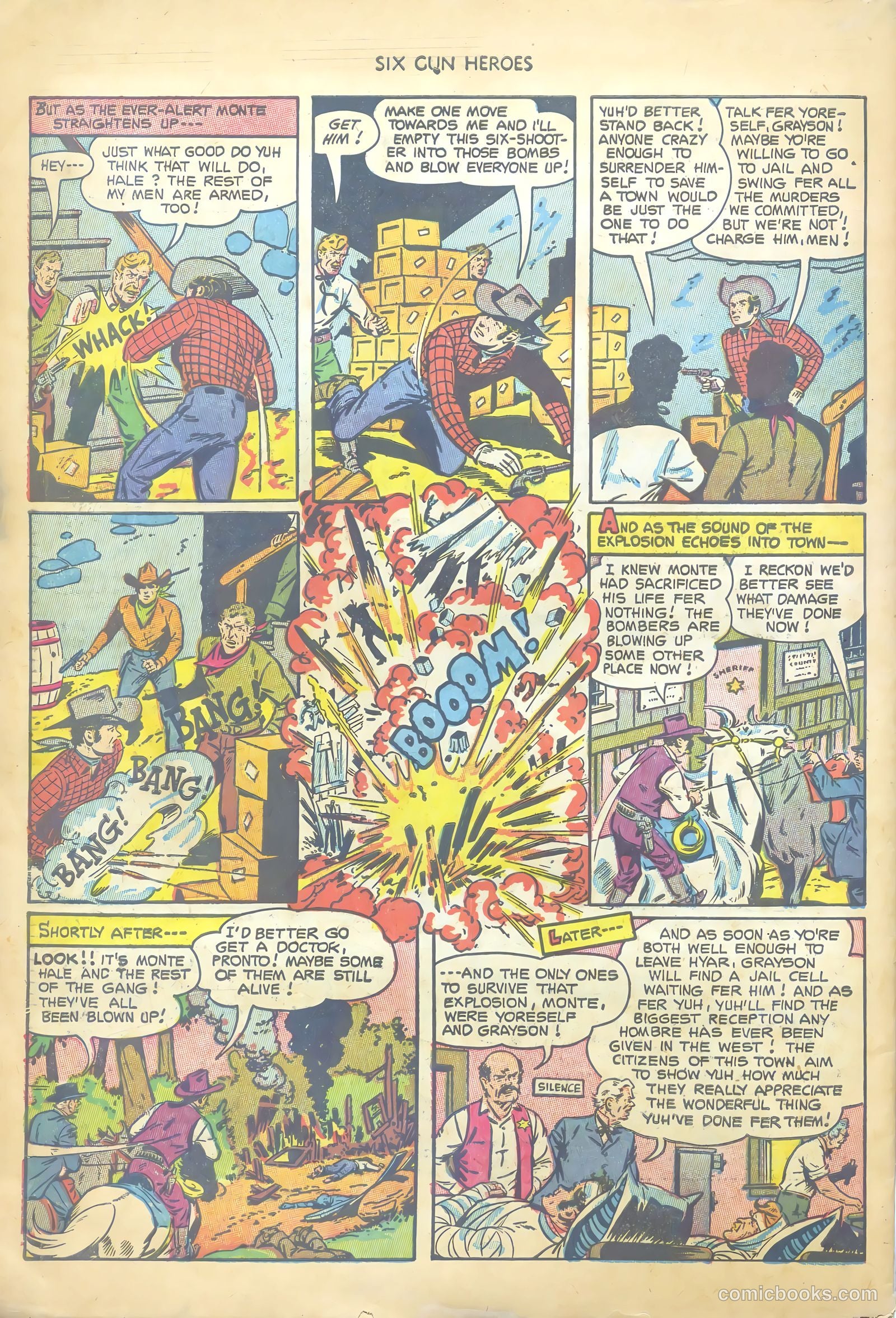 Six-Gun Heroes #23 — page 34 of 36