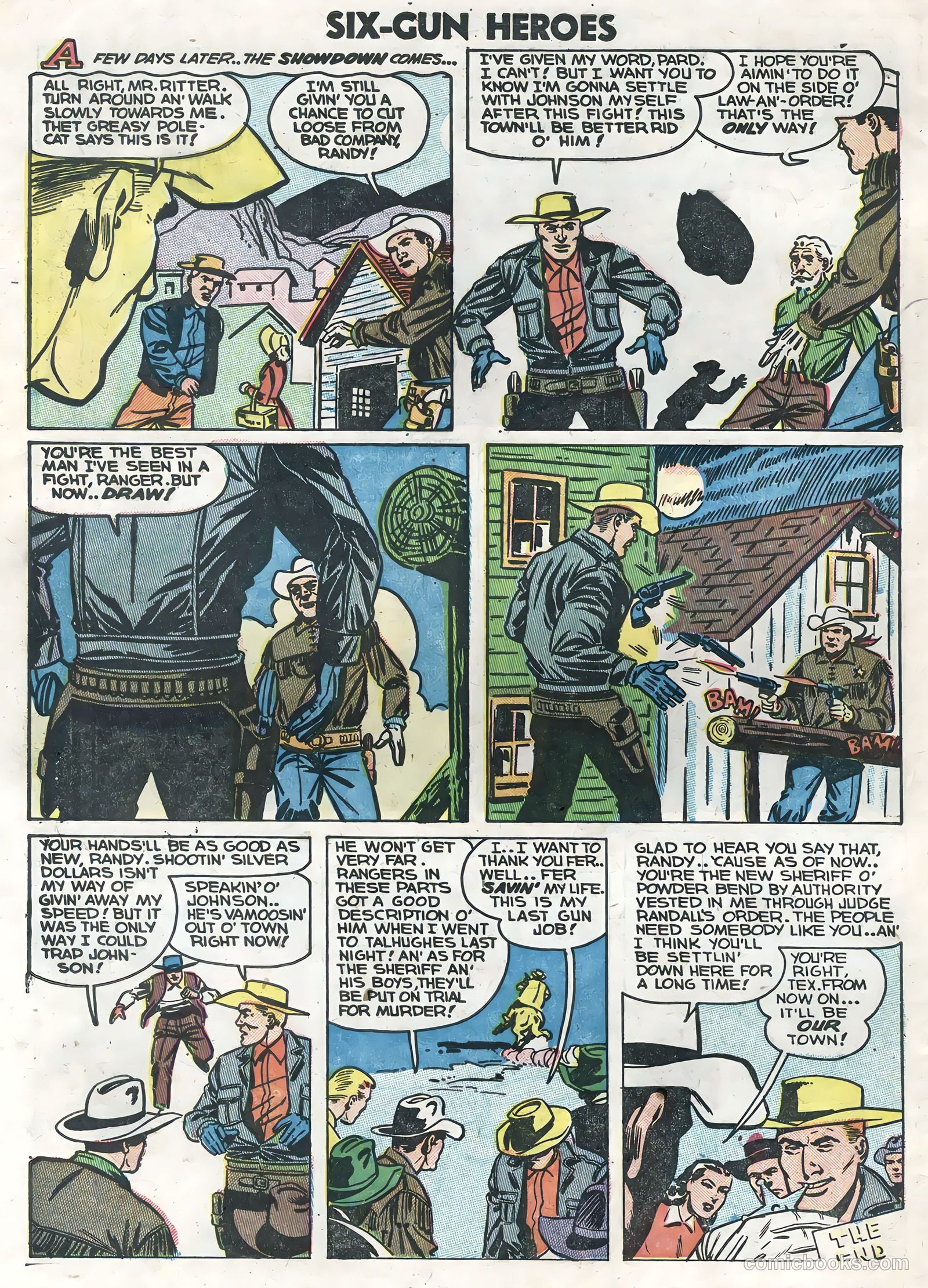 Six-Gun Heroes #25 — page 34 of 36
