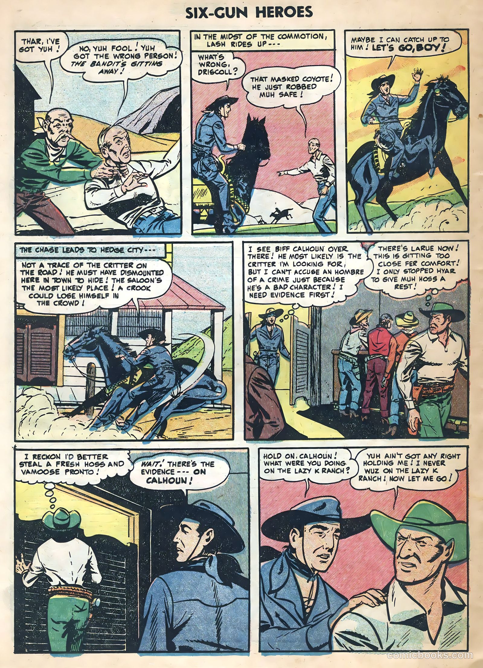 Six-Gun Heroes #29 — page 22 of 36