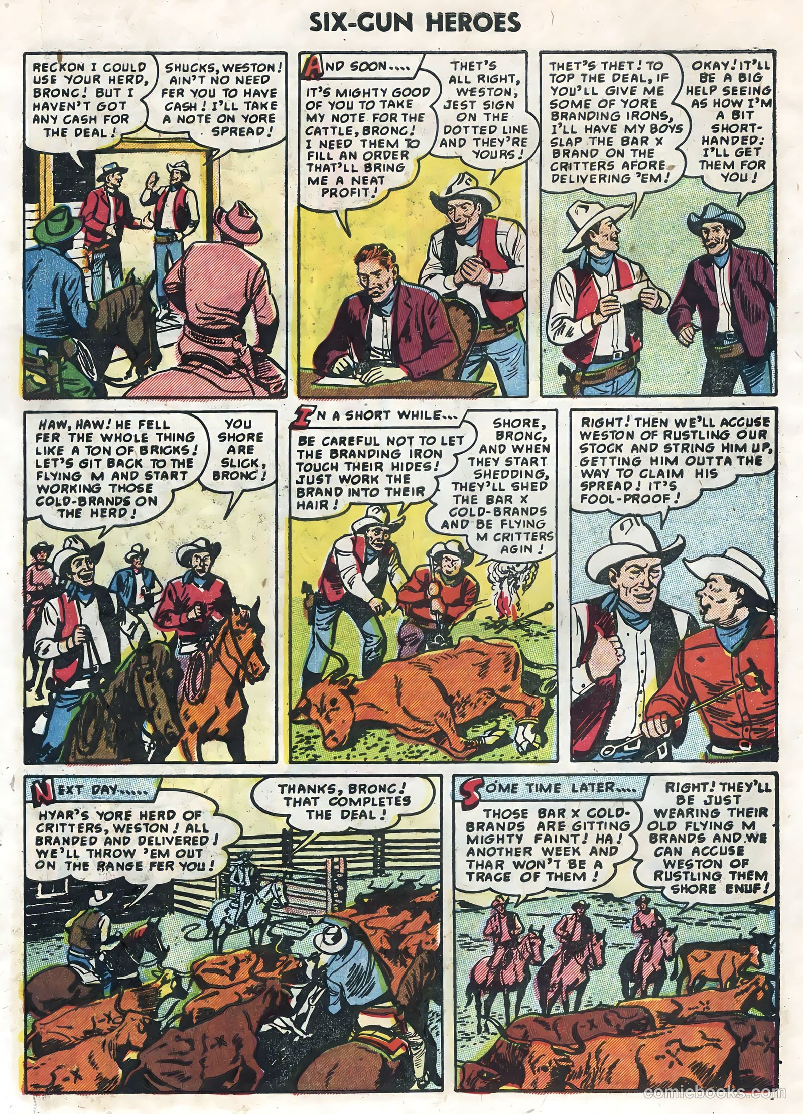 Six-Gun Heroes #32 — page 6 of 36