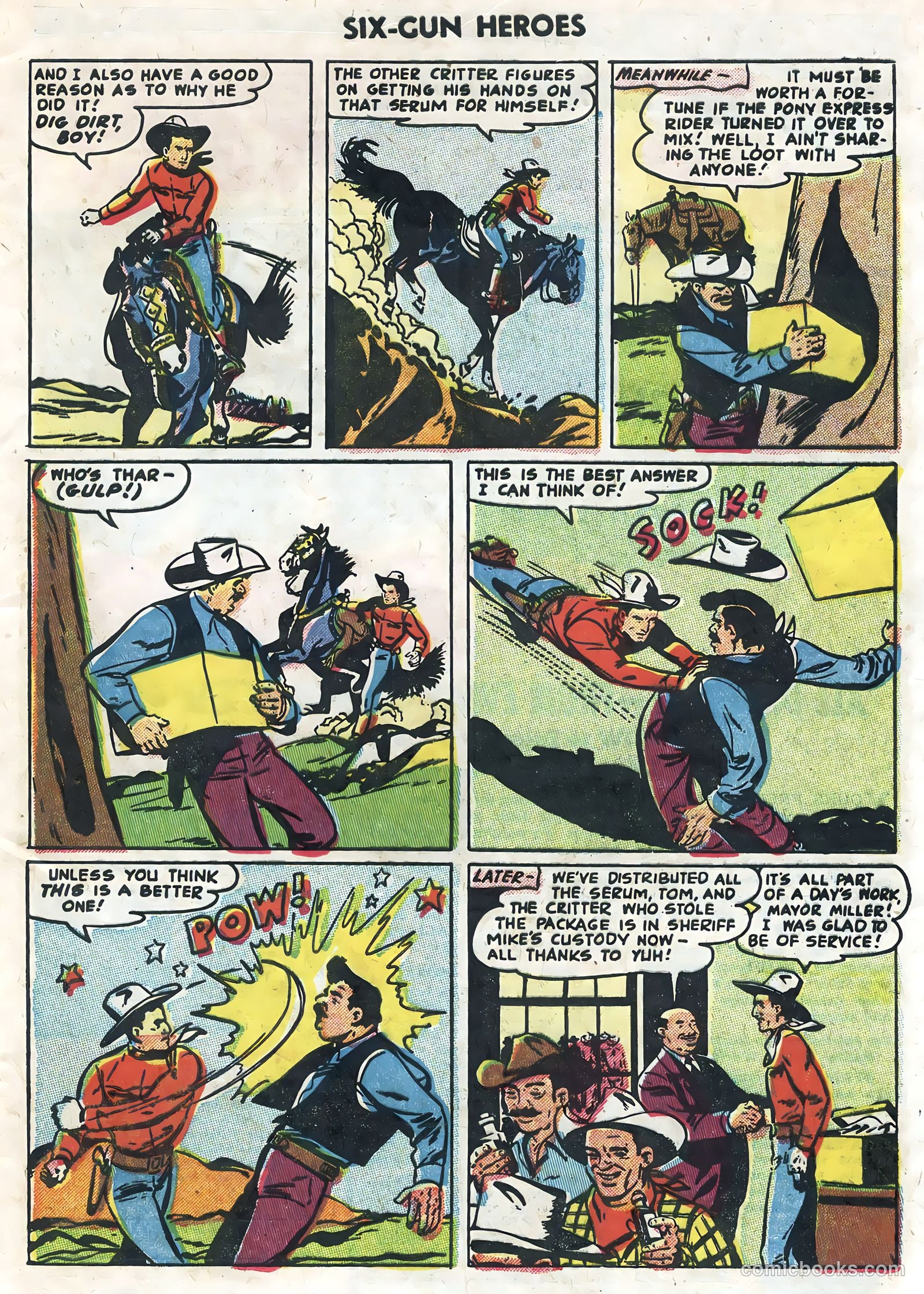 Six-Gun Heroes #32 — page 33 of 36