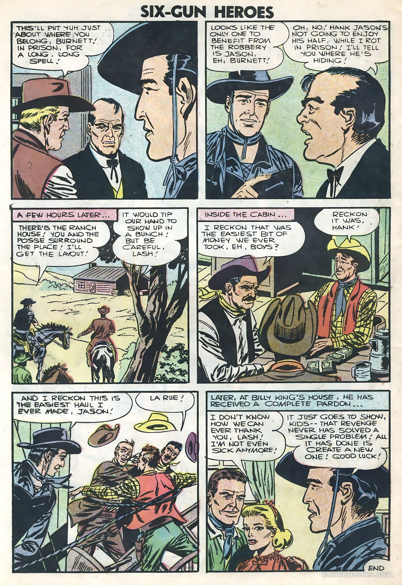 Six-Gun Heroes #39 — page 34 of 36