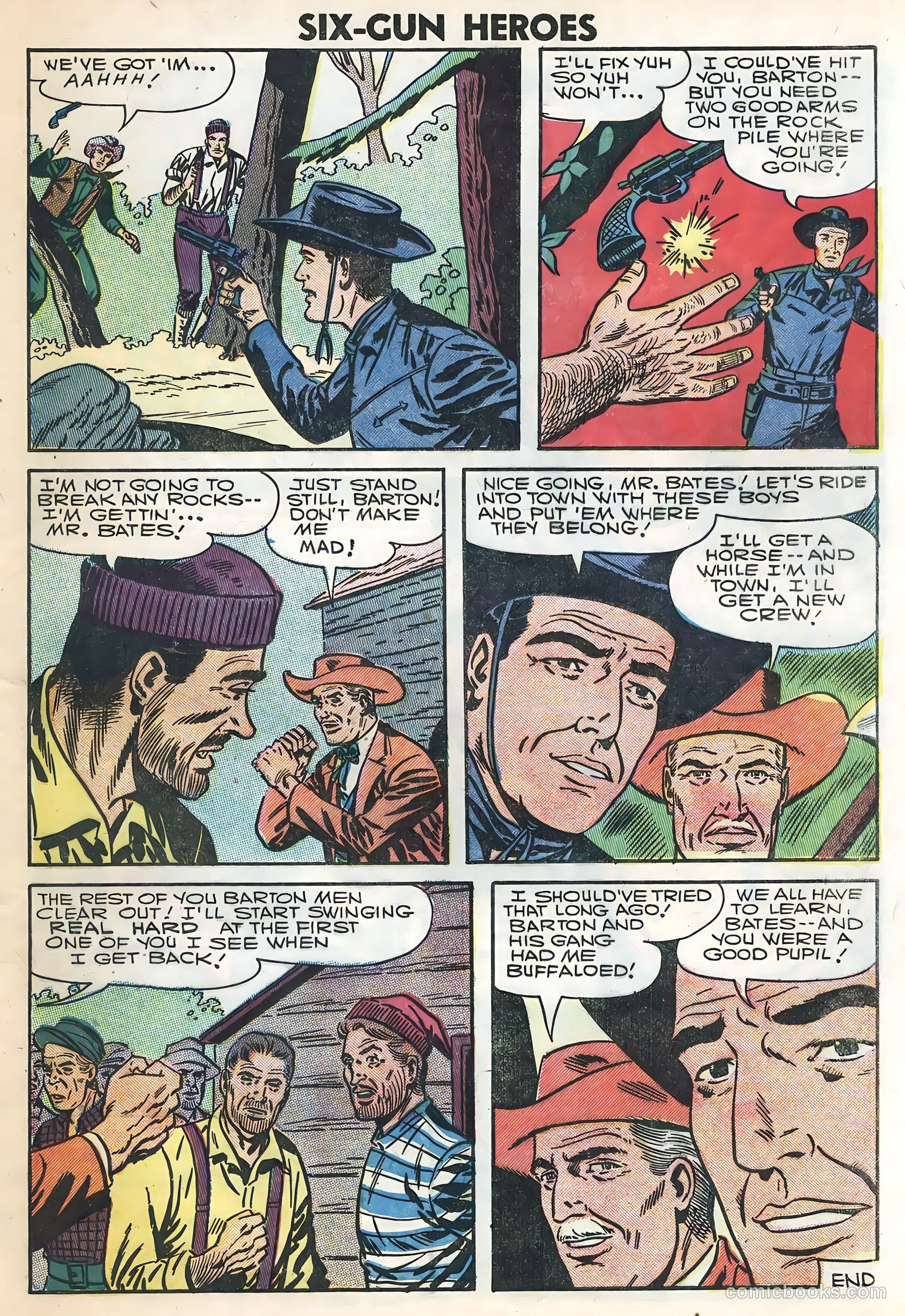 Six-Gun Heroes #40 — page 33 of 36
