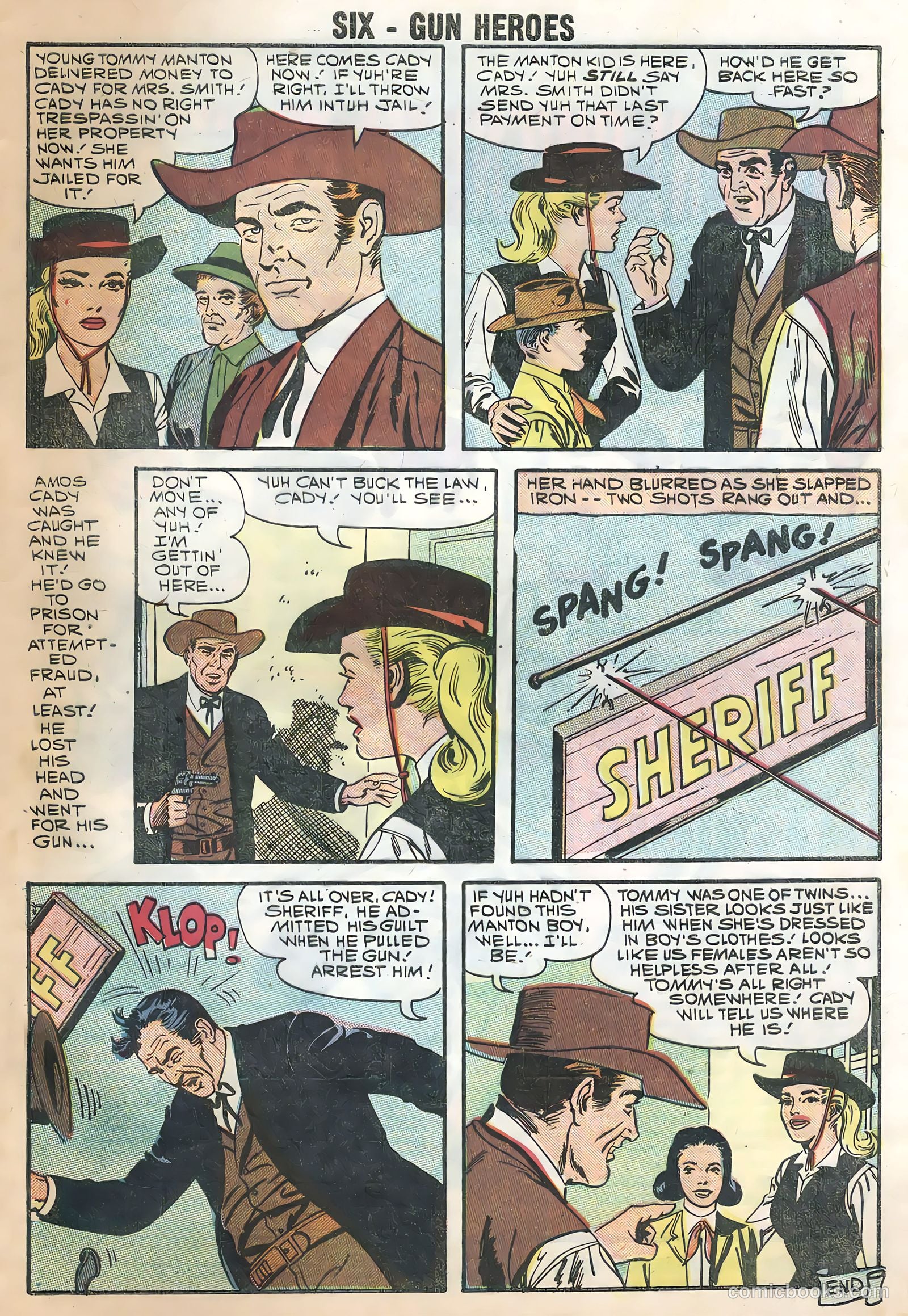 Six-Gun Heroes #48 — page 33 of 36