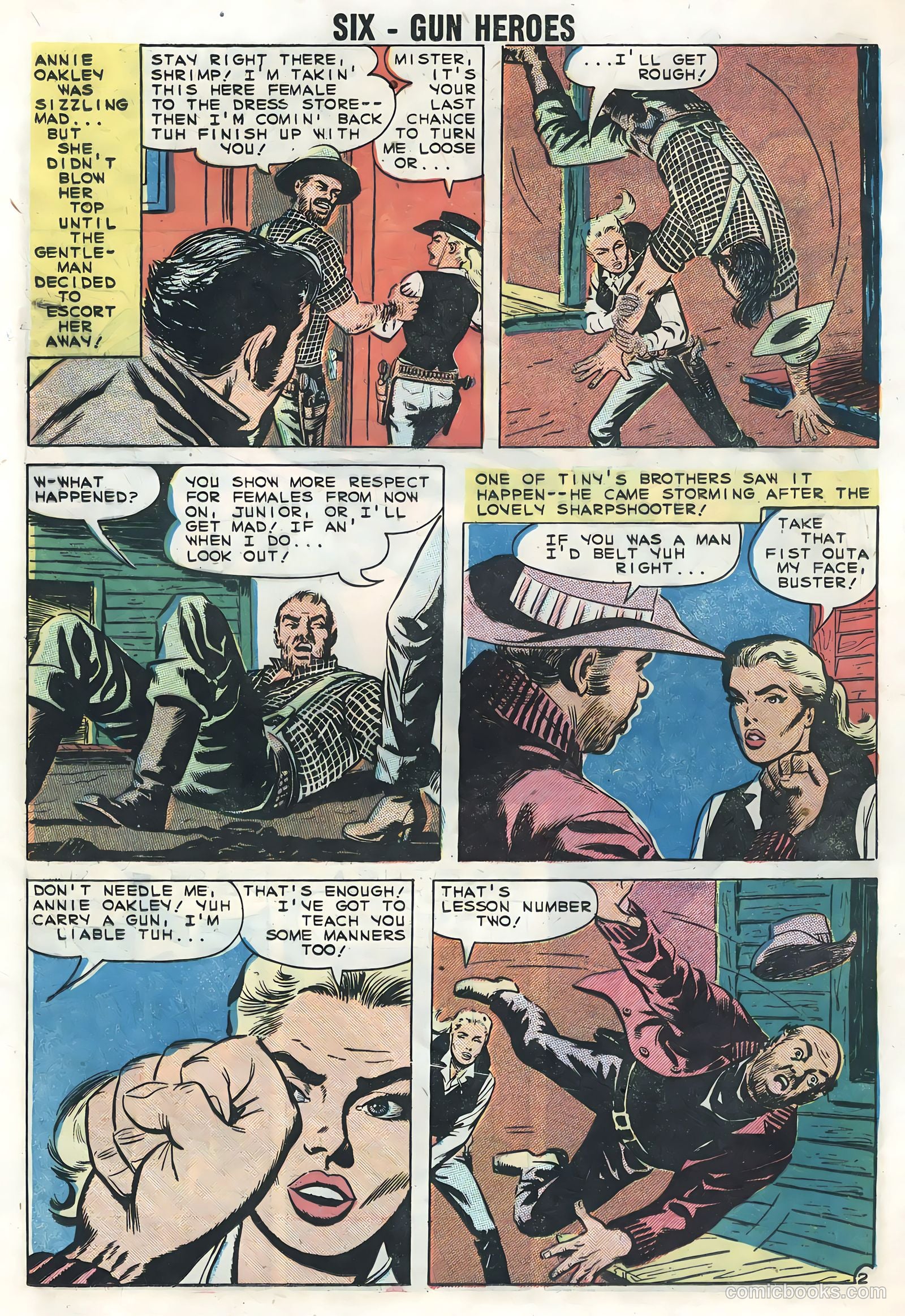 Six-Gun Heroes #52 — page 20 of 36