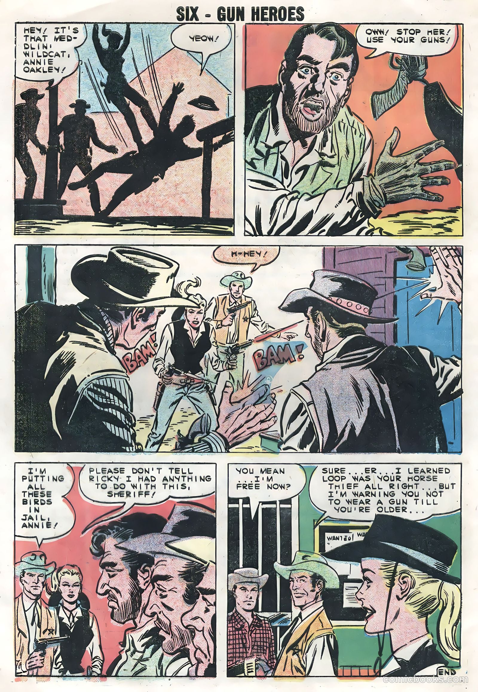 Six-Gun Heroes #54 — page 32 of 36