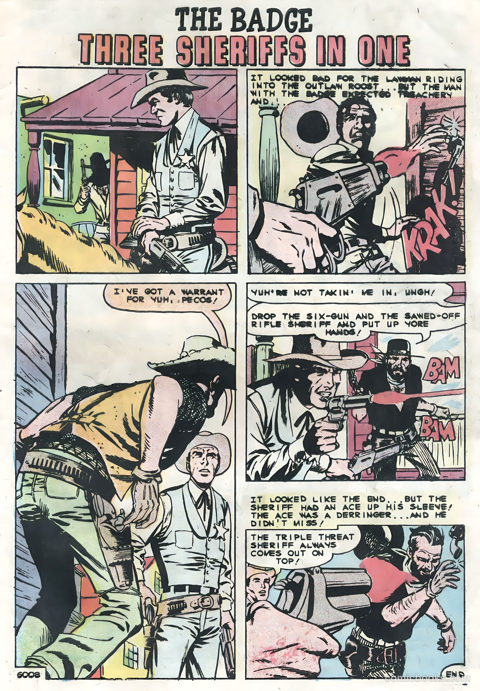 Six-Gun Heroes #54 — page 33 of 36