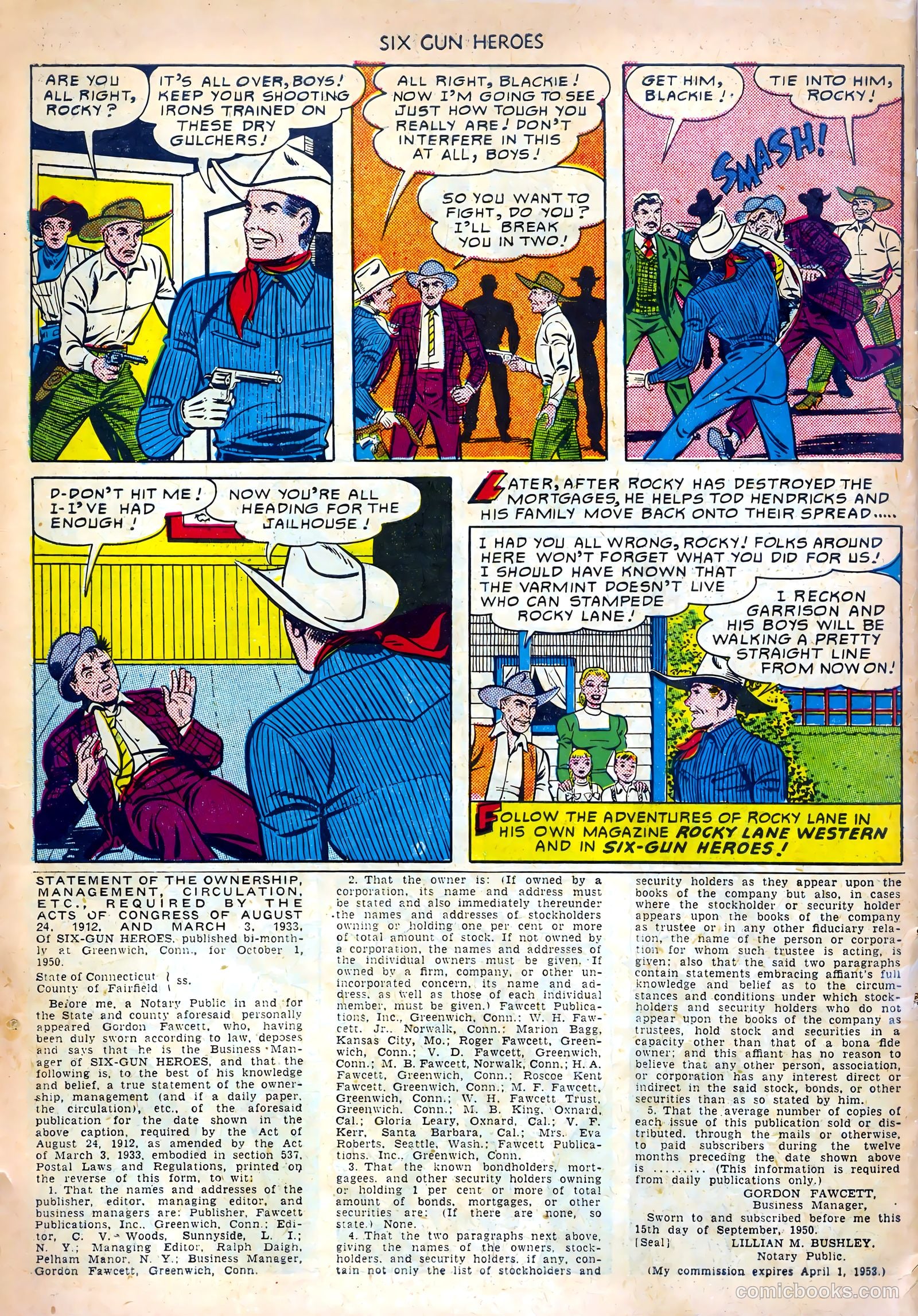 Six-Gun Heroes #6 — page 34 of 36