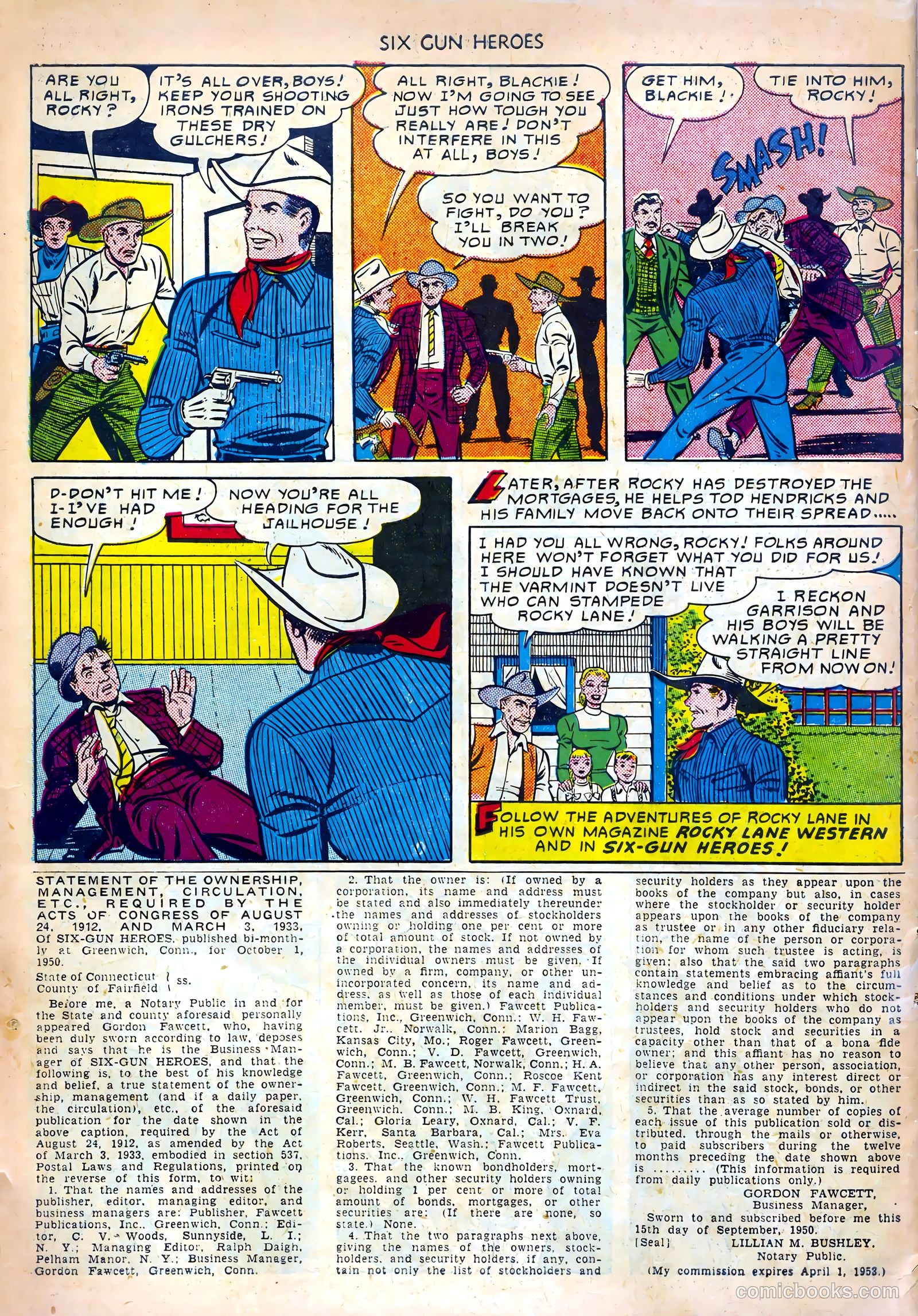 Six-Gun Heroes #6 — page 34 of 36