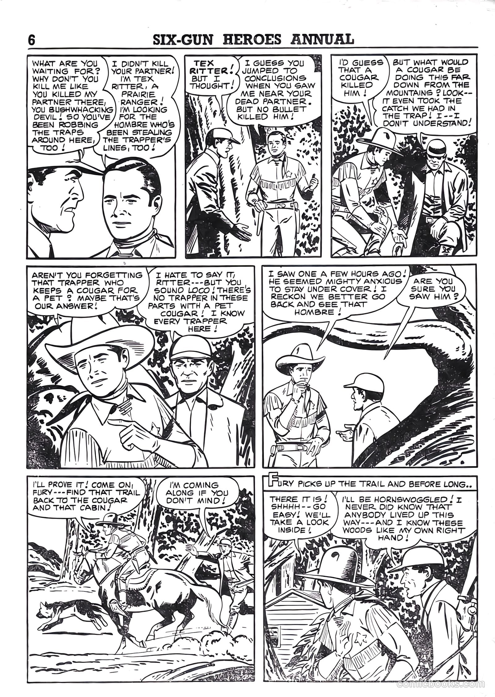 Six-Gun Heroes Western Comic Annual #4 — page 7 of 97