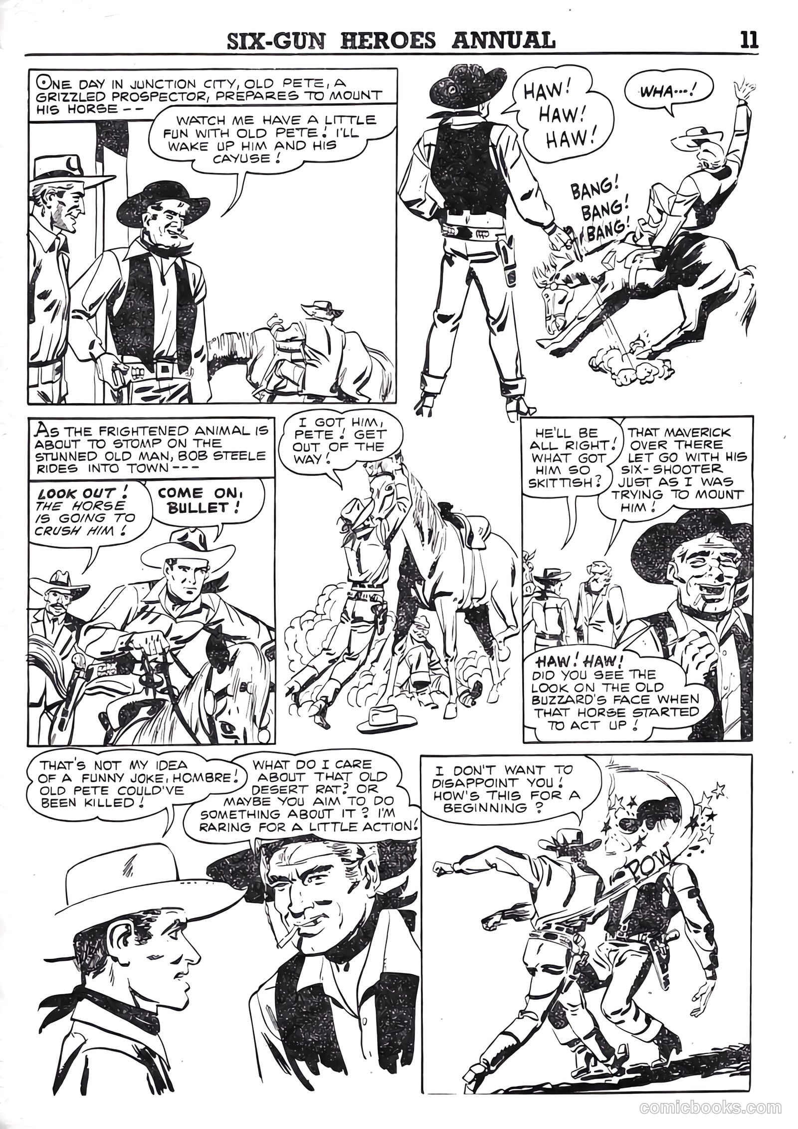 Six-Gun Heroes Western Comic Annual #4 — page 12 of 97